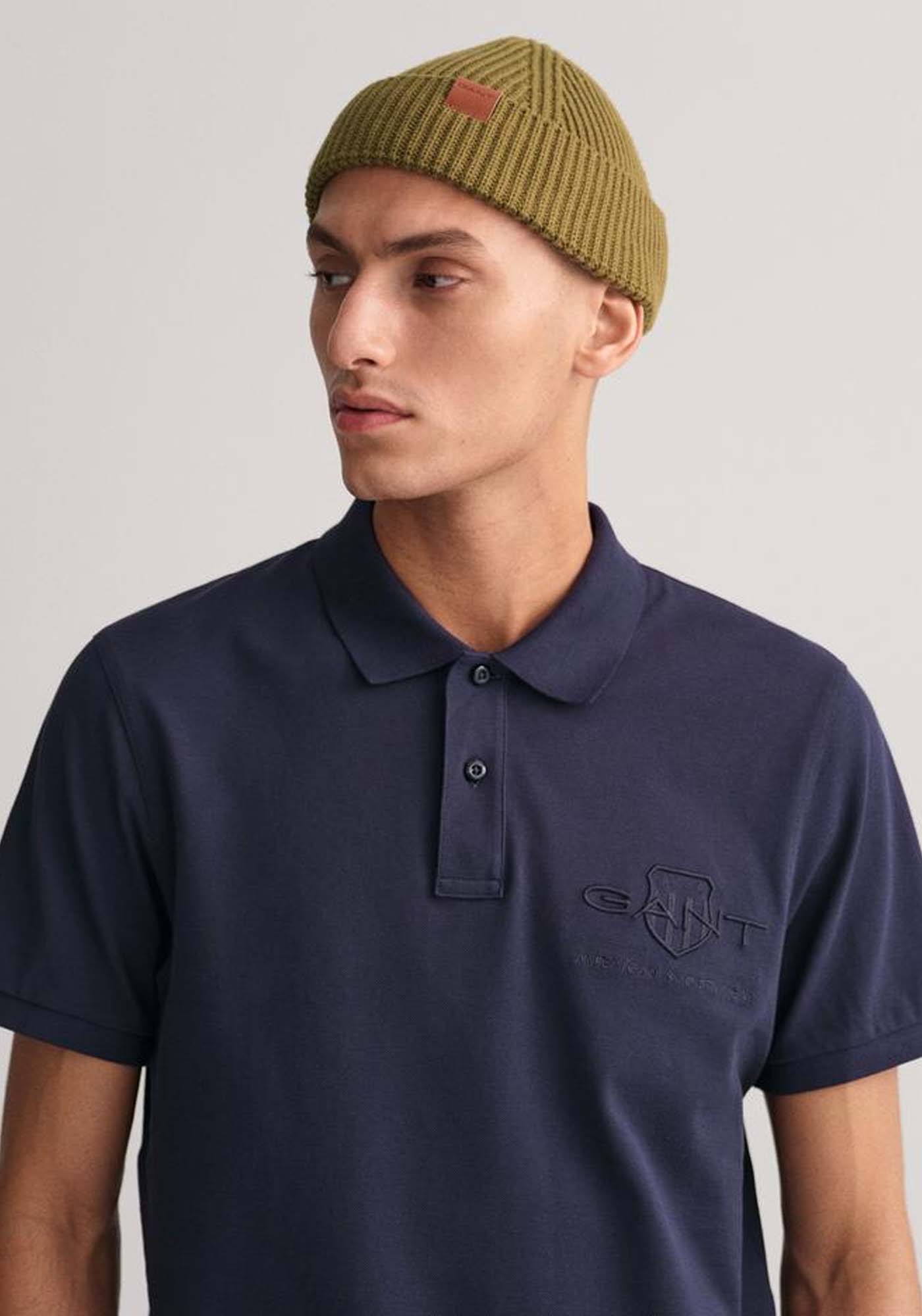 Men's Polo Shirts Gant Blue