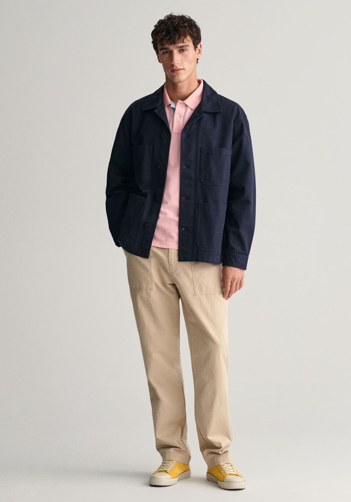 GANT ΜΠΛΟΥΖΑ ΚΜ REG CONTRAST PIQUE SS POLO 3G2062026-671 LightPink