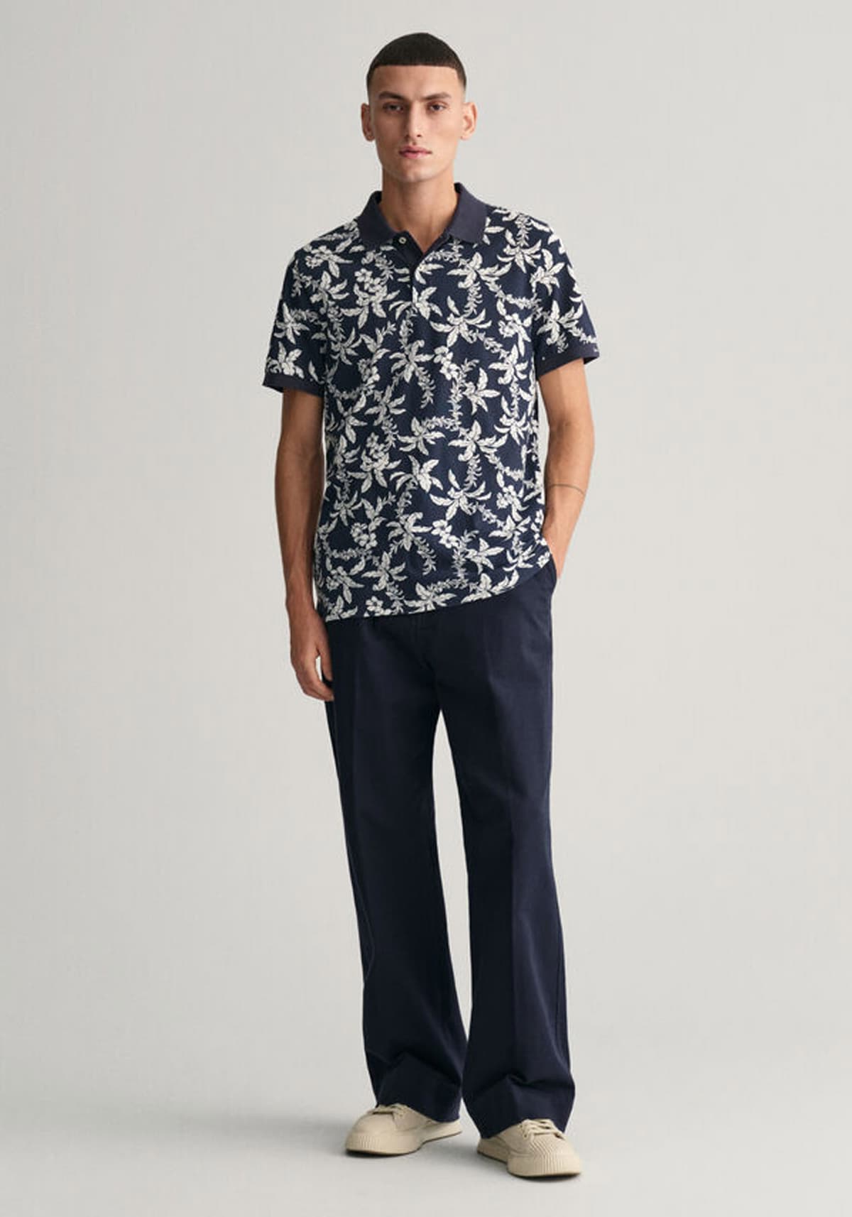 Men's Polo Shirts Gant Blue