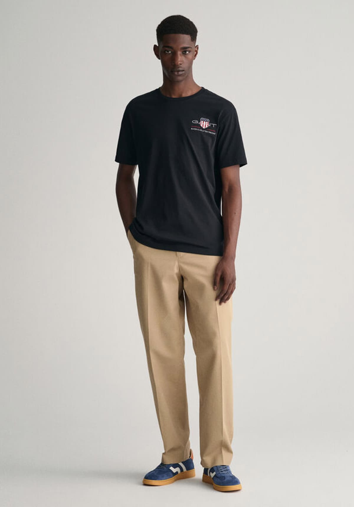 Men's T-Shirts Gant Black