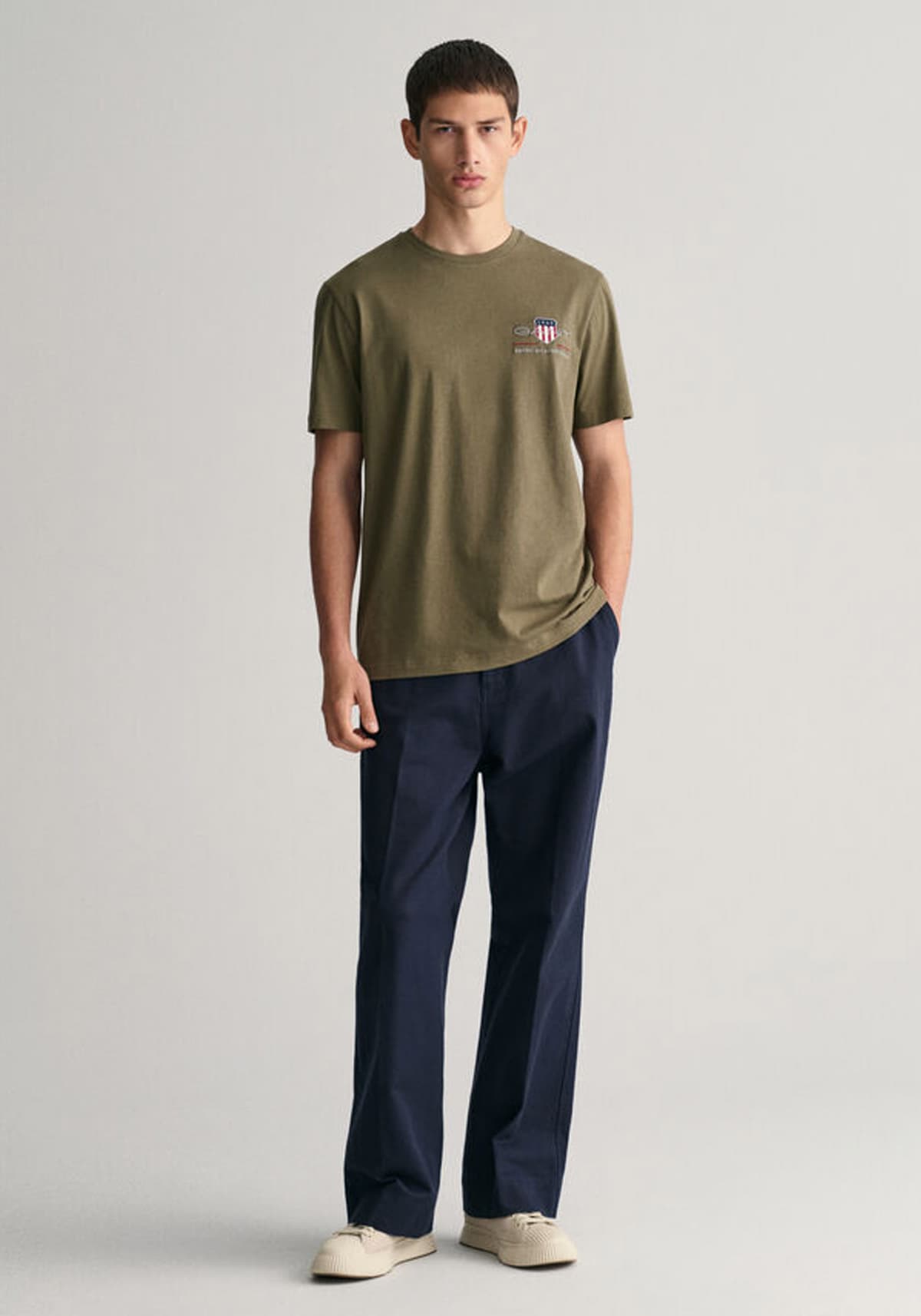 Men's T-Shirts Gant Green