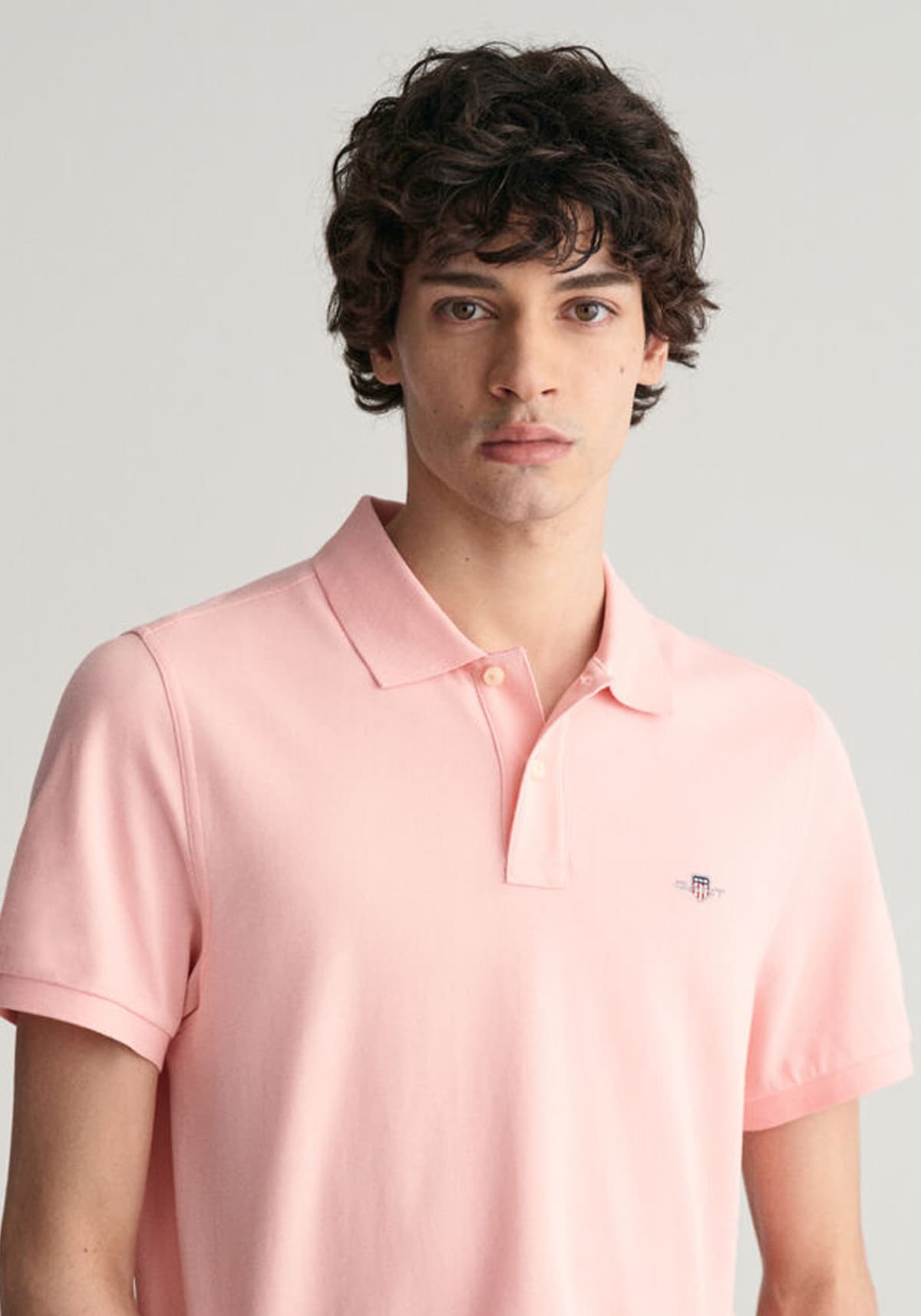 Men's Polo Shirts Gant Pink