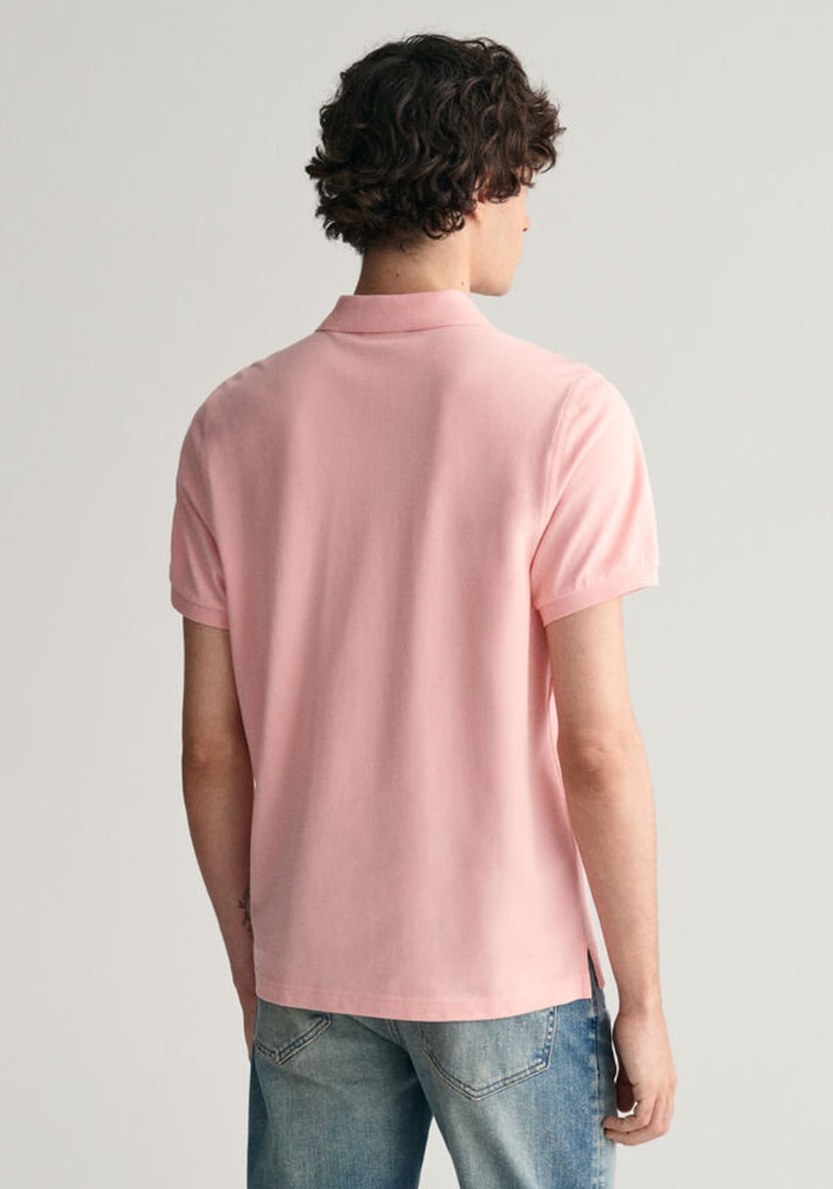 Men's Polo Shirts Gant Pink