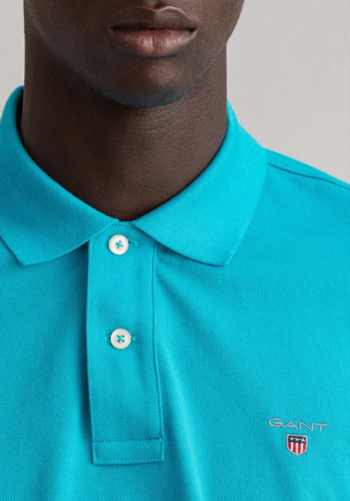 Men's Polo Shirts Gant Blue