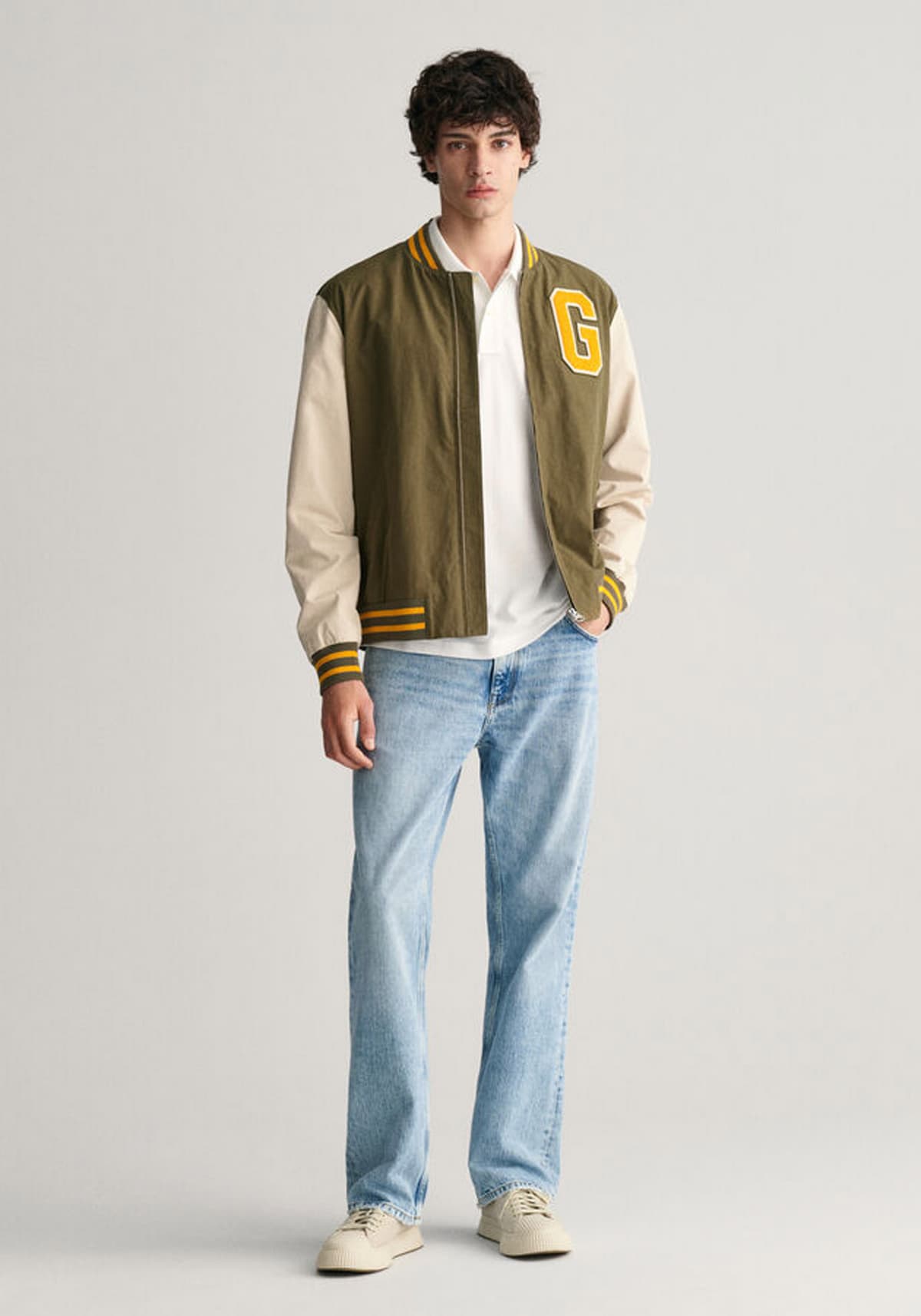 Men's Polo Shirts Gant White