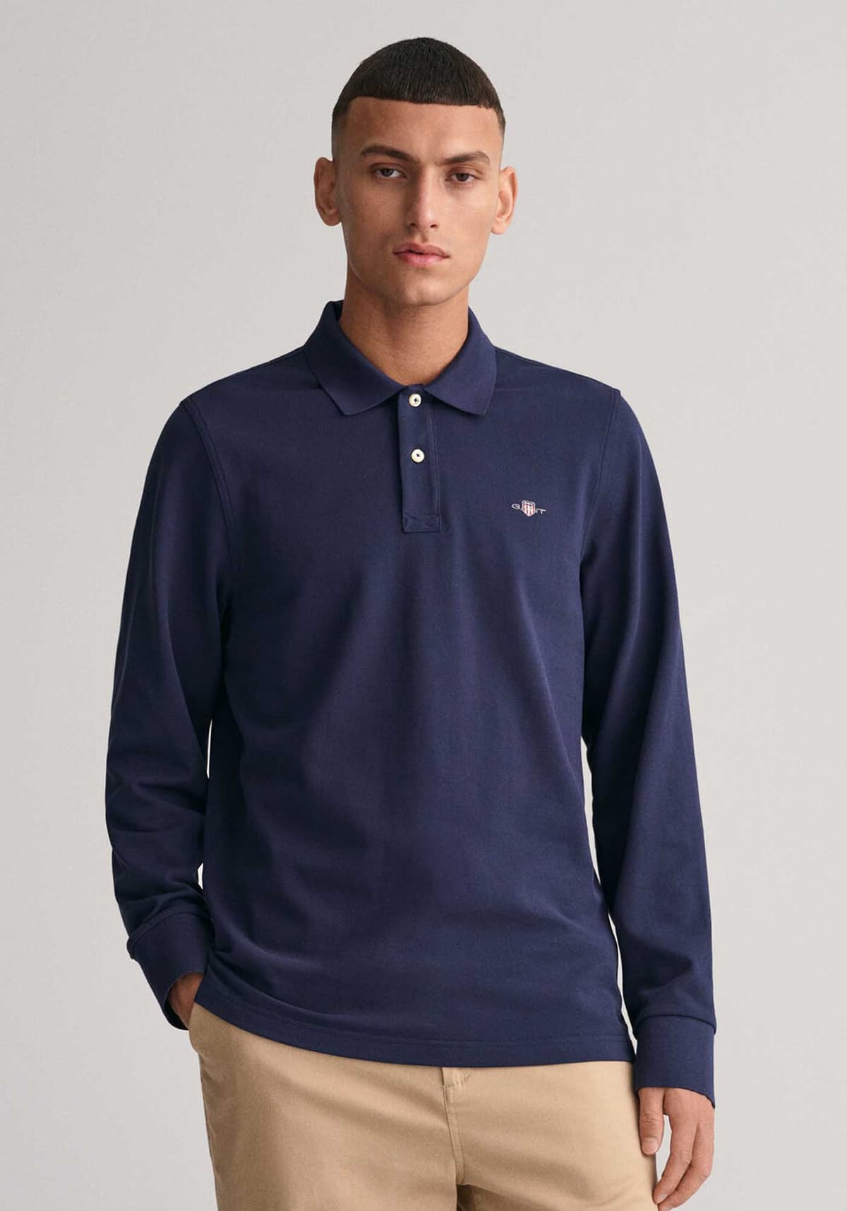 Men's Polo Shirts Gant Black