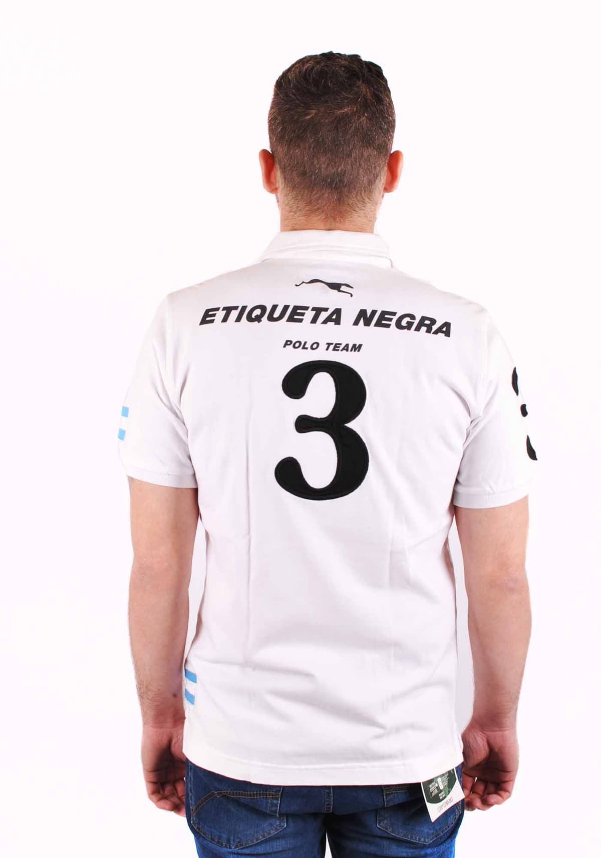 Men's Polo Shirts Etiqueta Negra Polo White