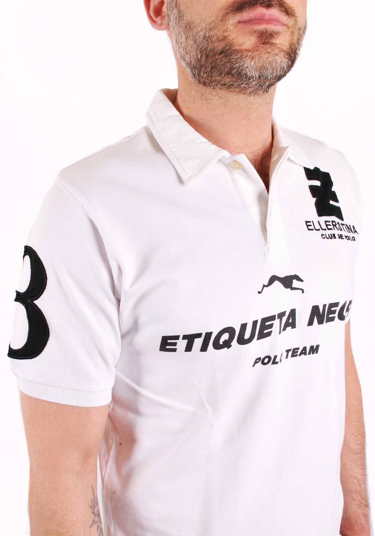 Men's Polo Shirts Etiqueta Negra Polo White