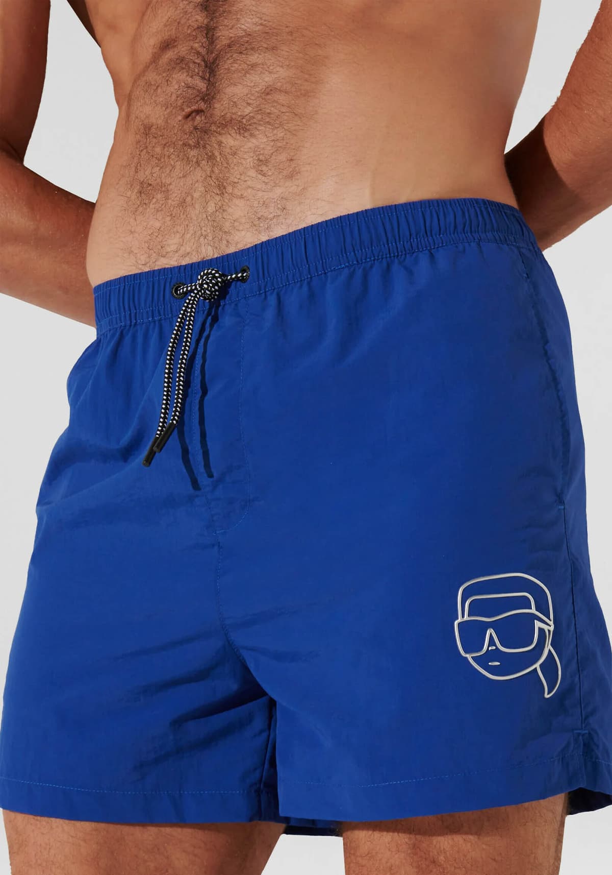 KARL LAGERFELD ΜΑΓΙΩ IKONIK 2.0 SHORT BOARDSHORTS ΡΟΥΑ ΜΠΛΕ