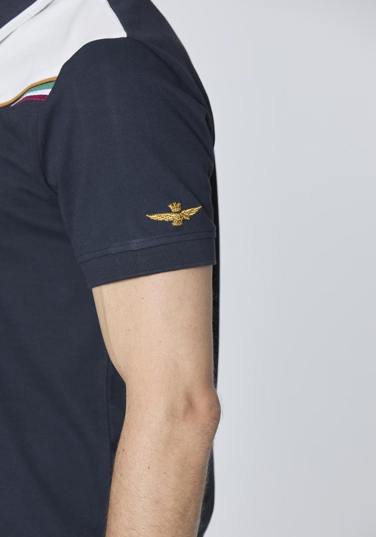 Men's Polo Shirts Aeronautica Militare Blue