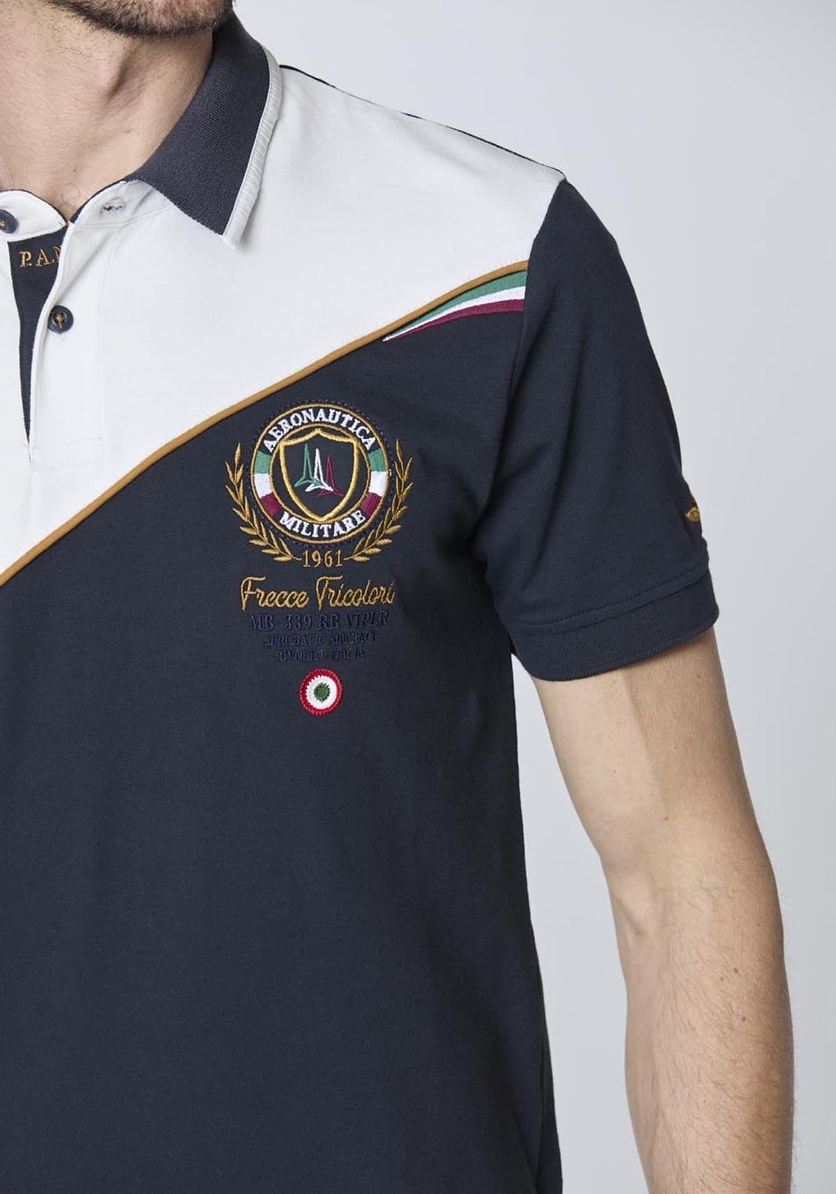 Men's Polo Shirts Aeronautica Militare Blue