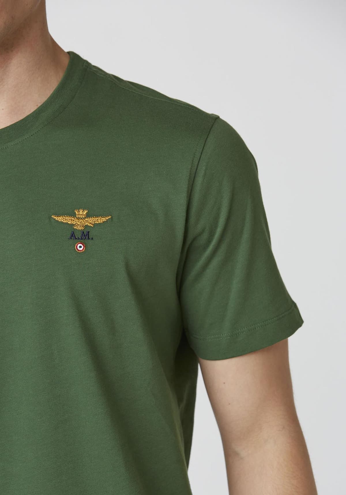 Men's T-Shirts Aeronautica Militare Green