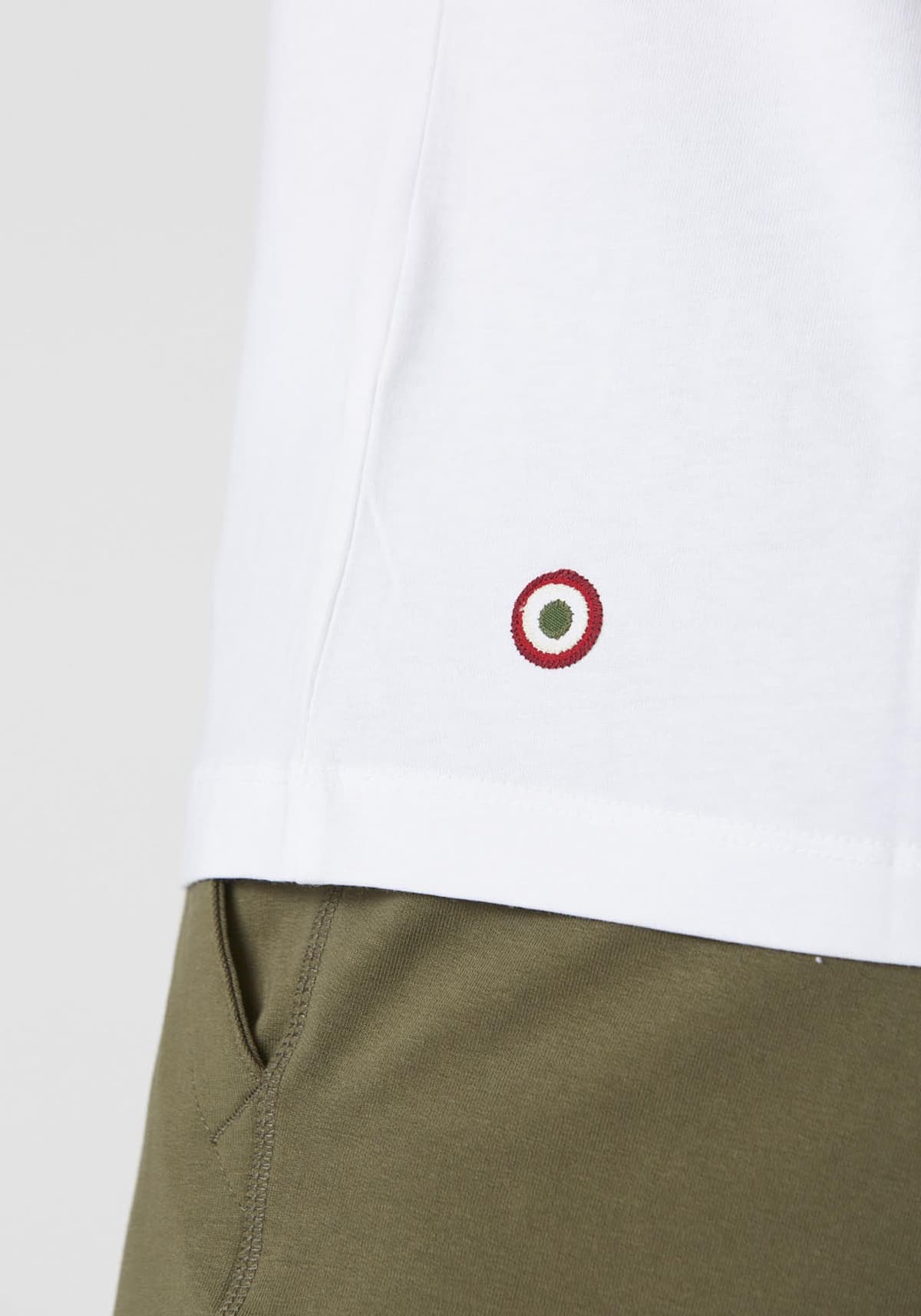 Aeronautica Militare Μπλούζα της σειράς Jersey - TS2410 73062 Off White