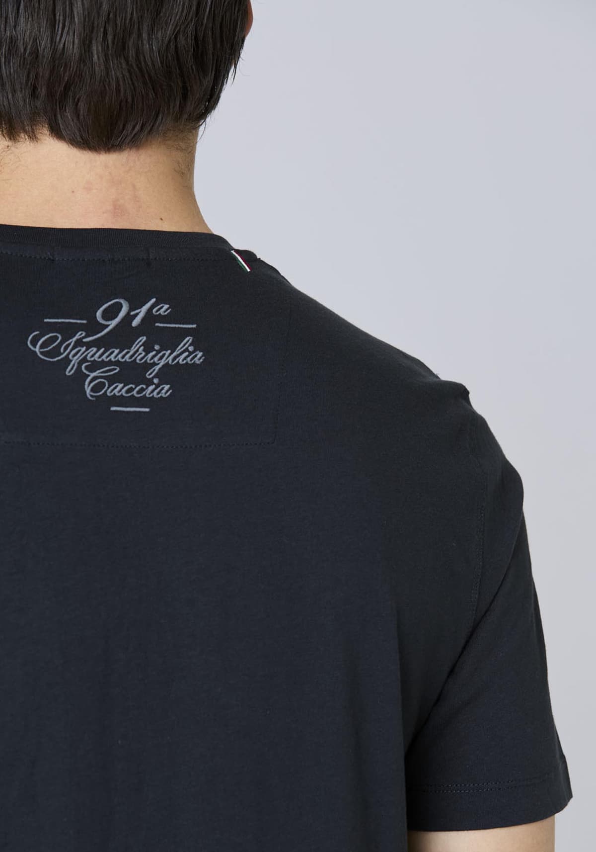 Aeronautica Militare Μπλούζα της σειράς Jersey - TS2414 08184 Navy