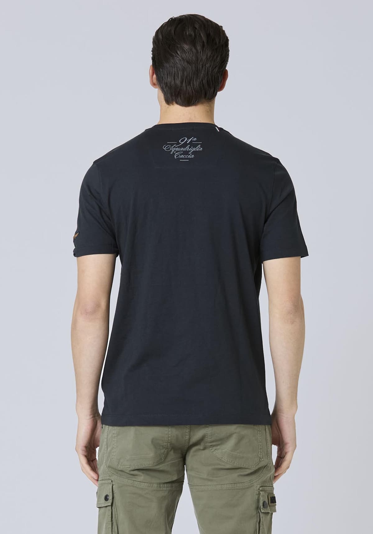 Aeronautica Militare Μπλούζα της σειράς Jersey - TS2414 08184 Navy