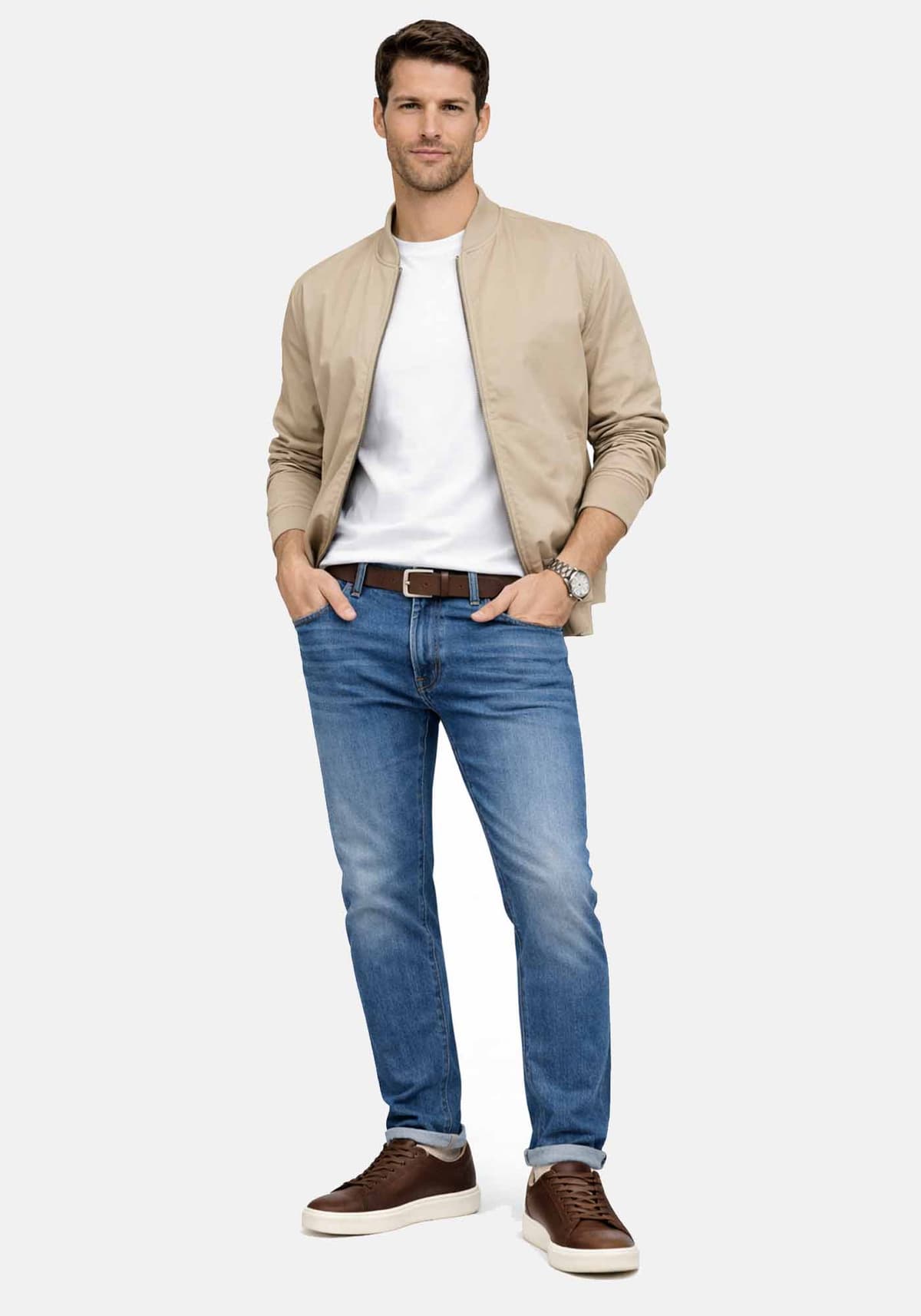 Men's Sneakers Monte Napoleone Brown