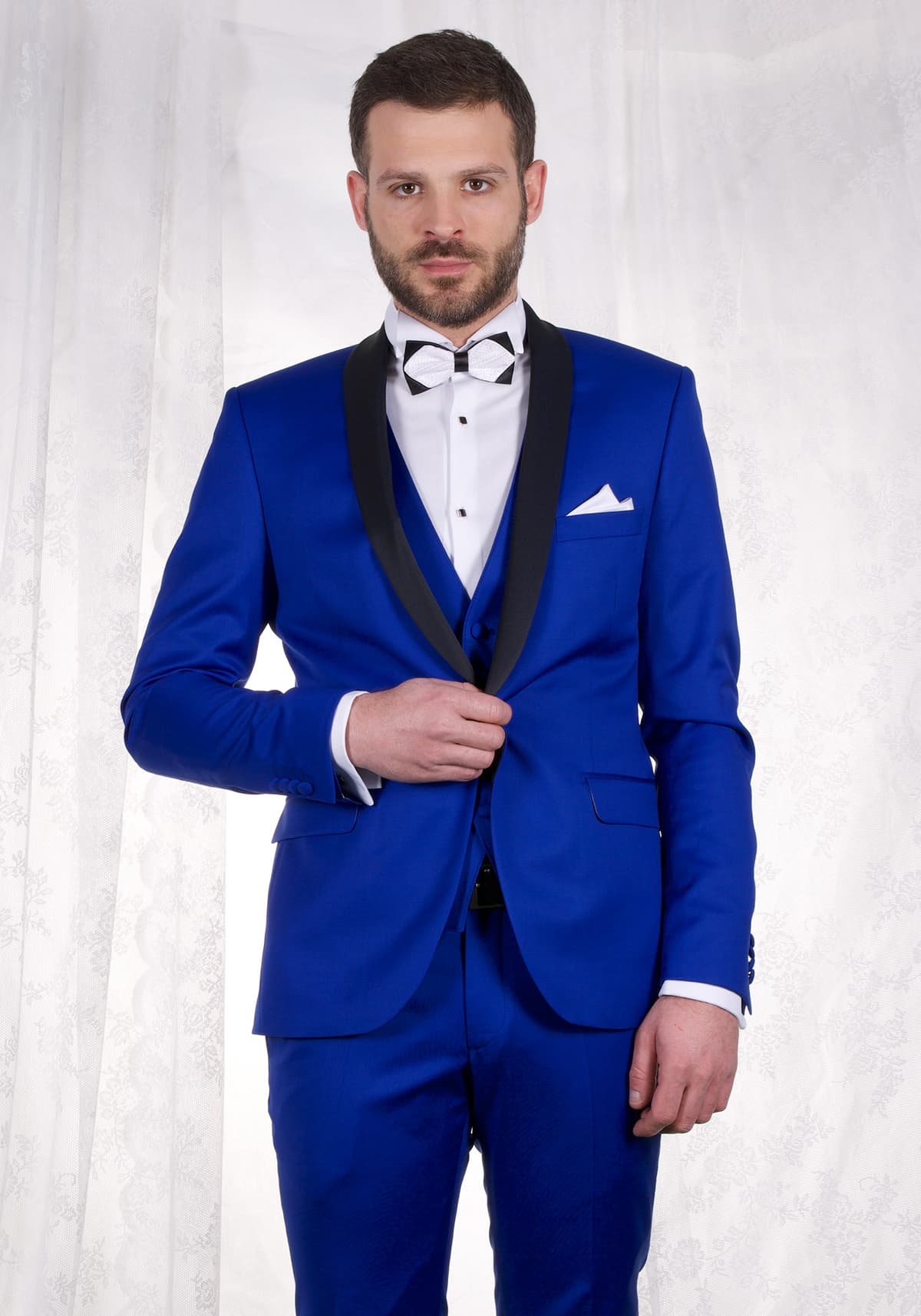 Men's Suits Fragosto Blue