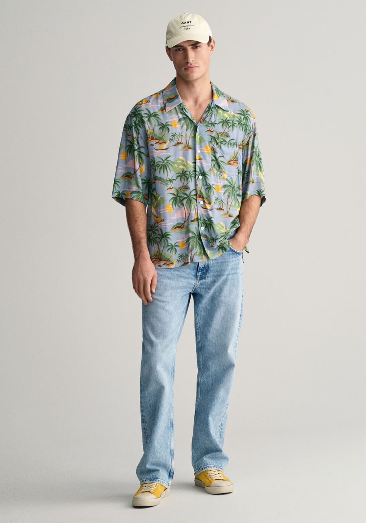 Men's Shirts Gant Blue