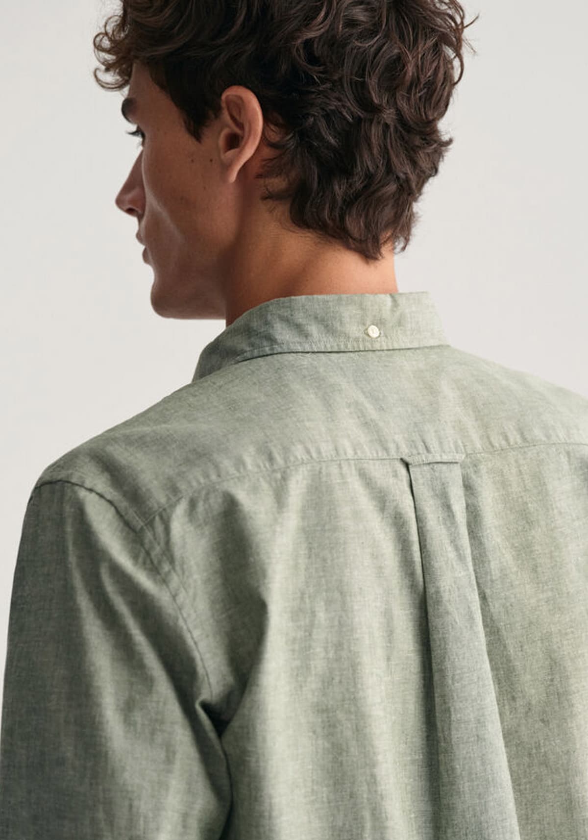 Men's Shirts Gant Green