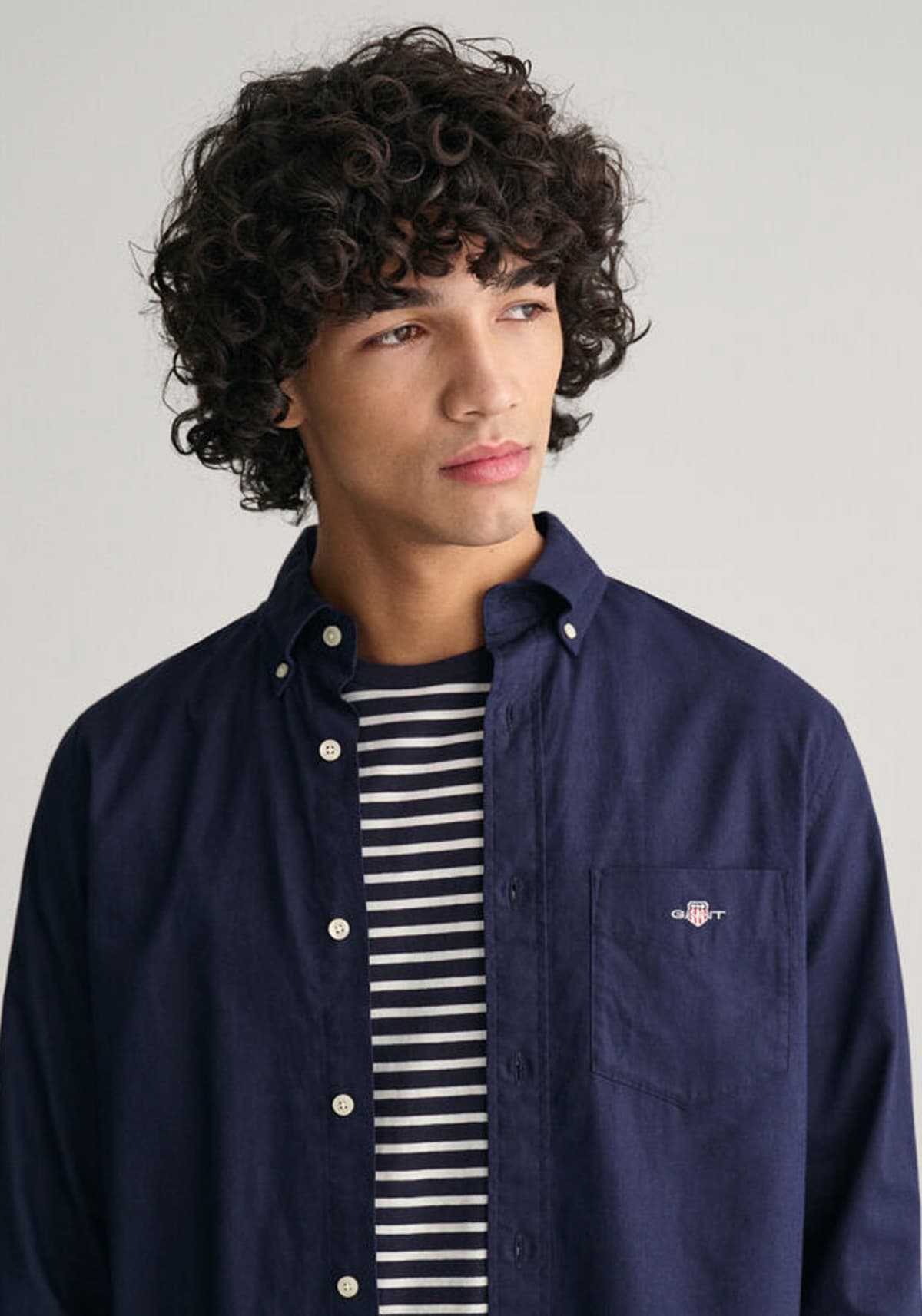 Men's Shirts Gant Blue