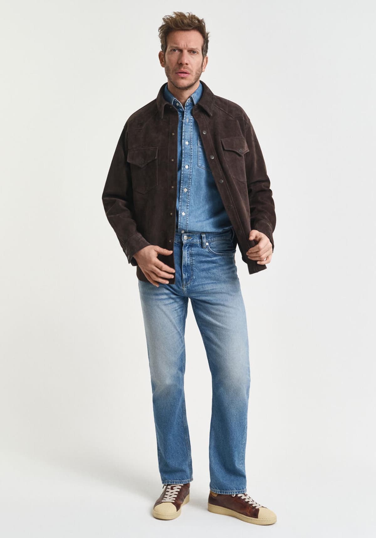 Men's Shirts Gant Blue