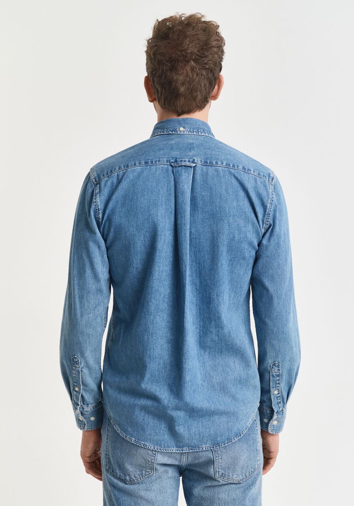 Men's Shirts Gant Blue