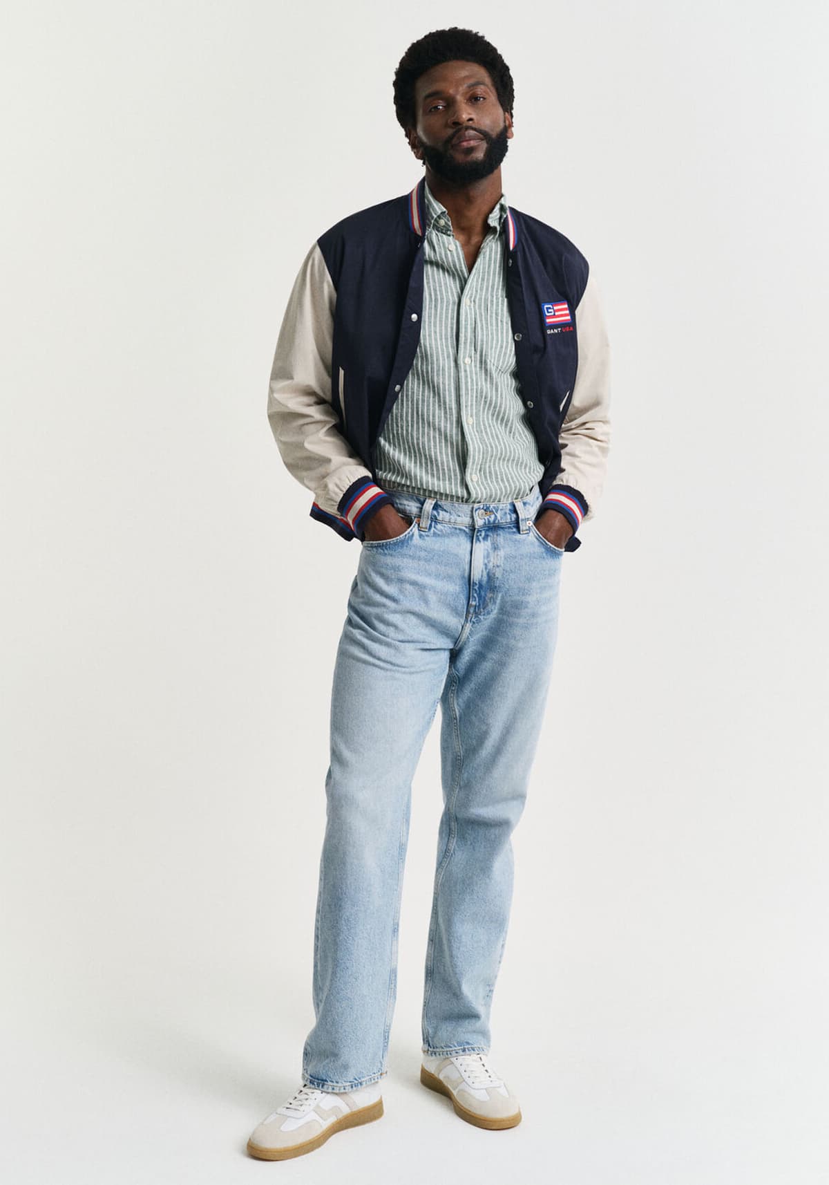 Men's Shirts Gant Green