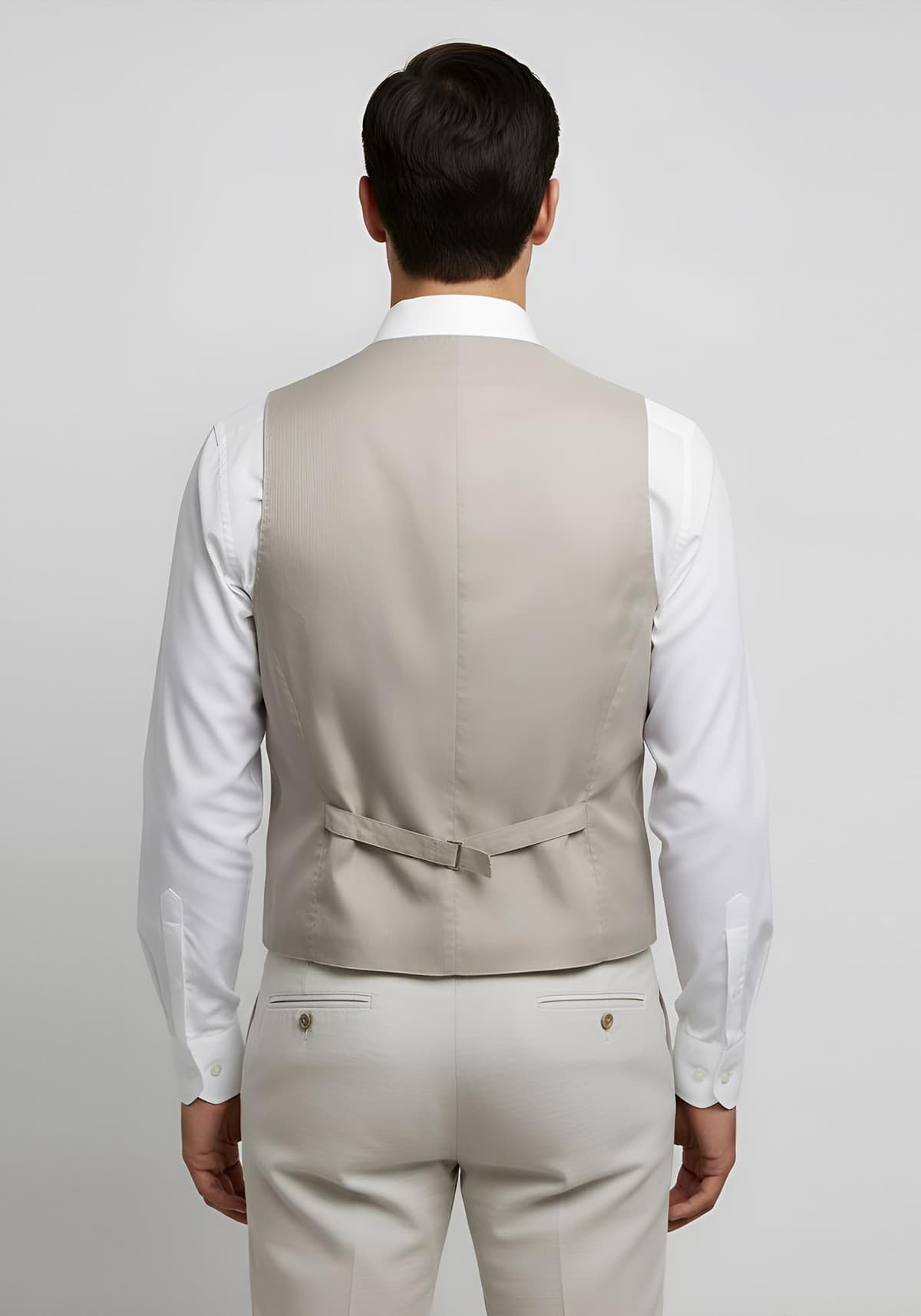 Men's Vests Bugatti Sportswear Beige