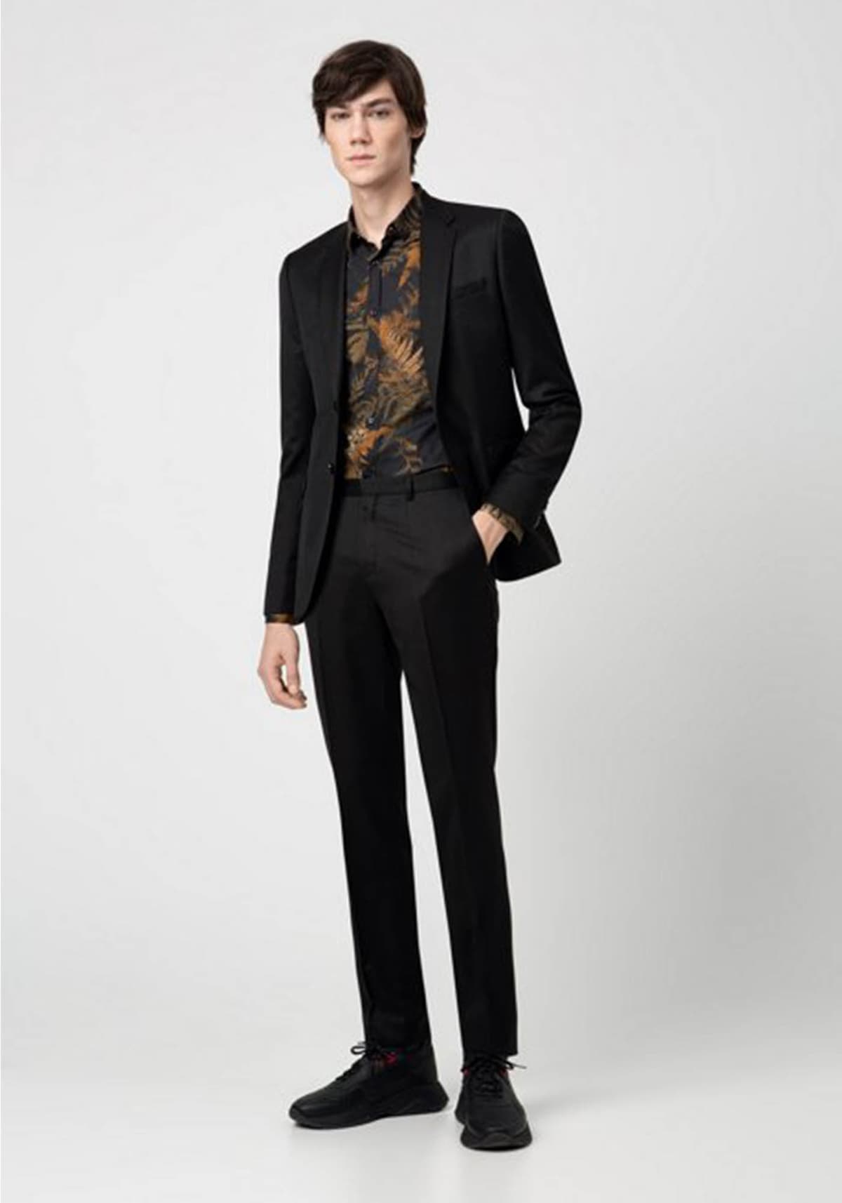 Men's Suits Hugo Black