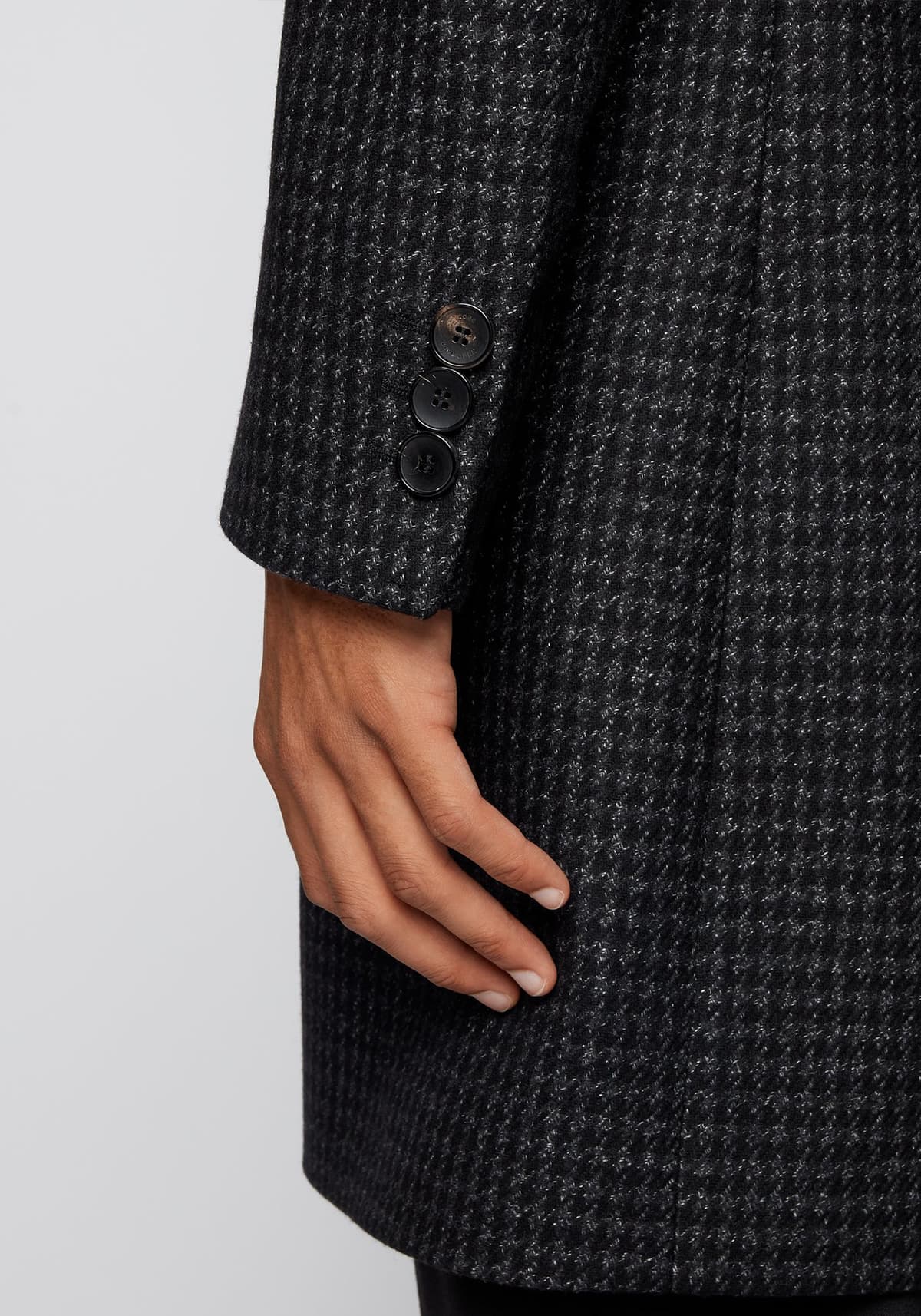 Men's Coats Boss Gray