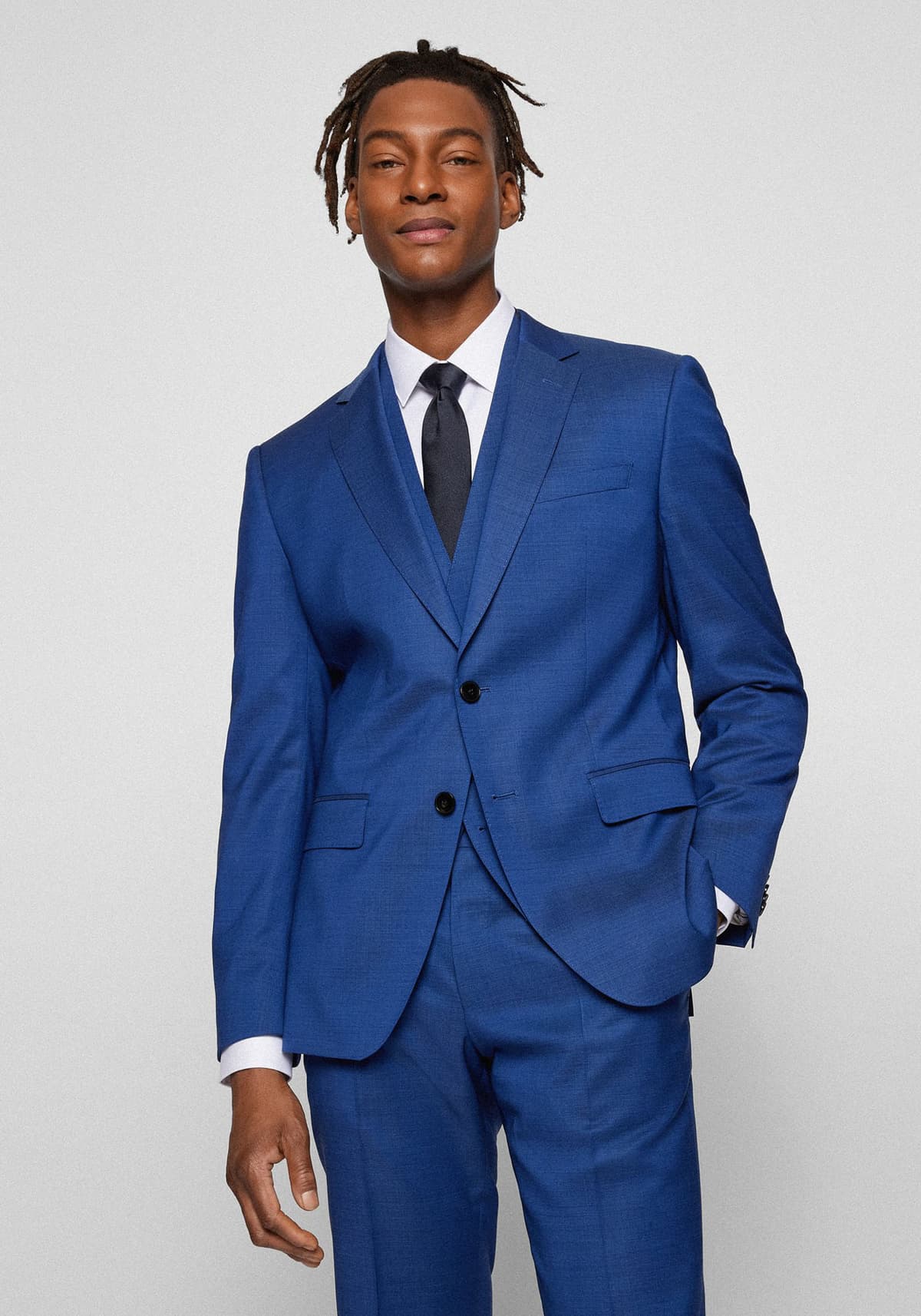Men's Suits Boss Blue