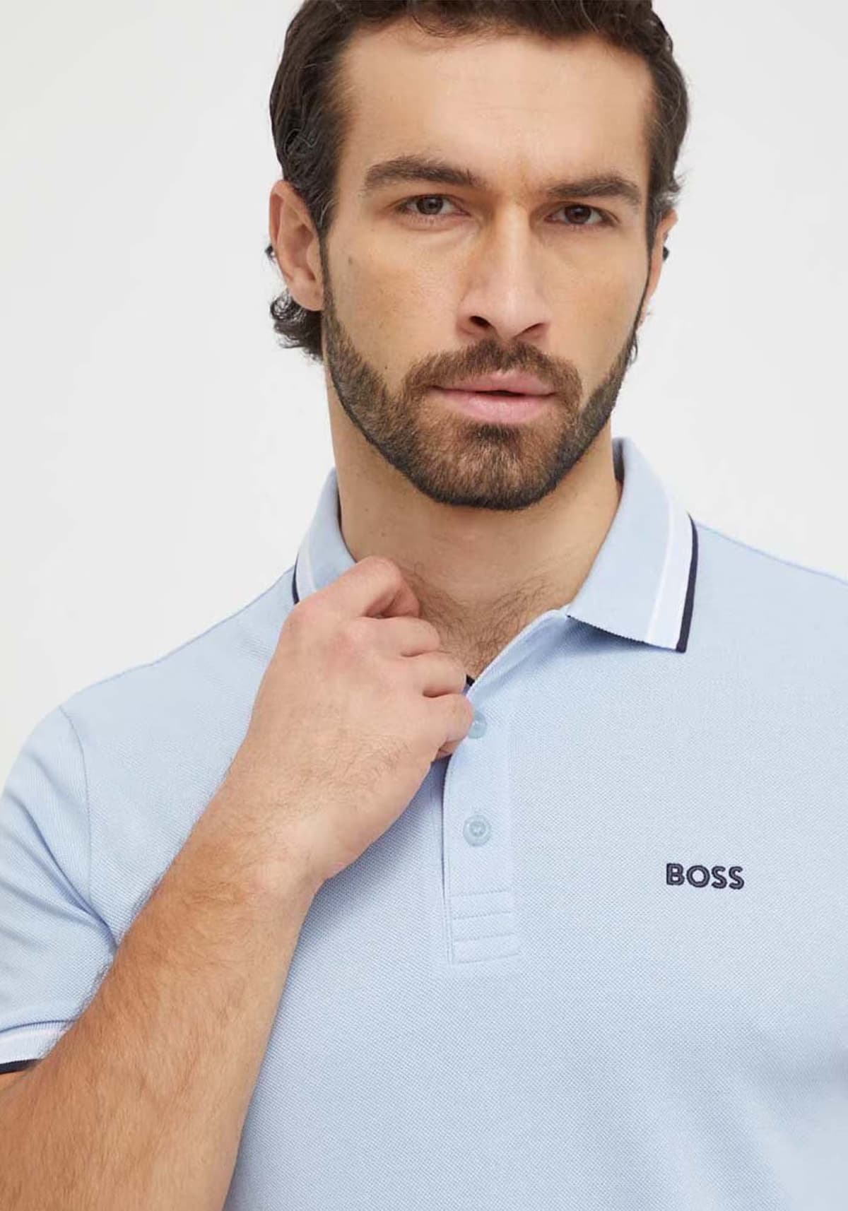 BOSS Polo Μπλούζα Paddy - 50469055 464 Open Blue
