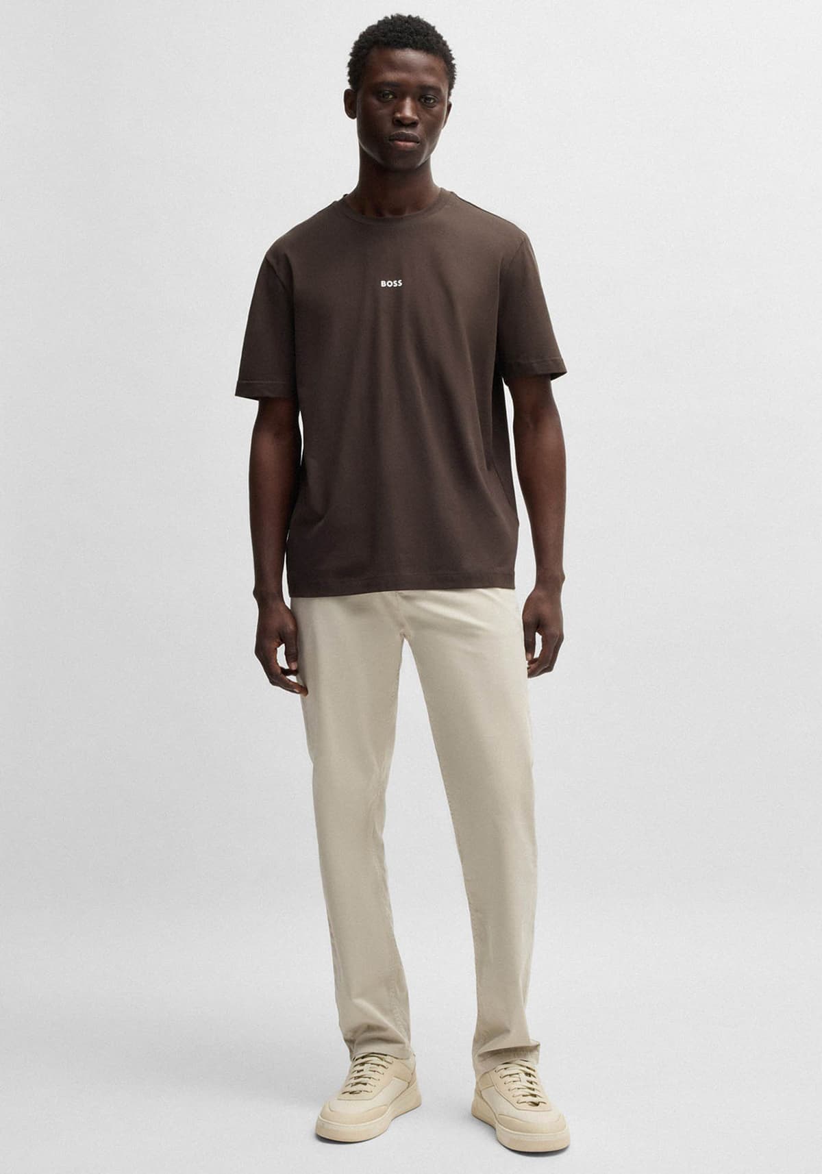 Men's T-Shirts Boss Brown