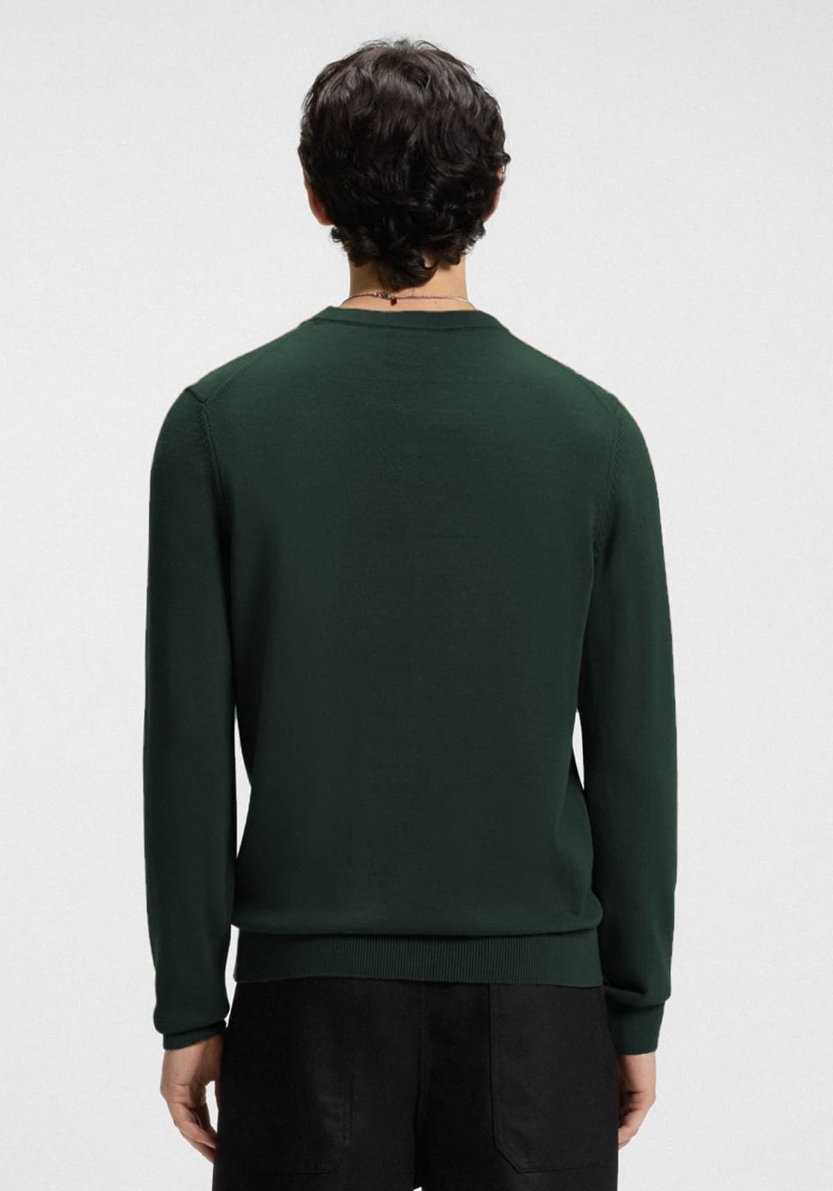 HUGO Pullover της σειράς San Cassius - 50475083 257 Khaki