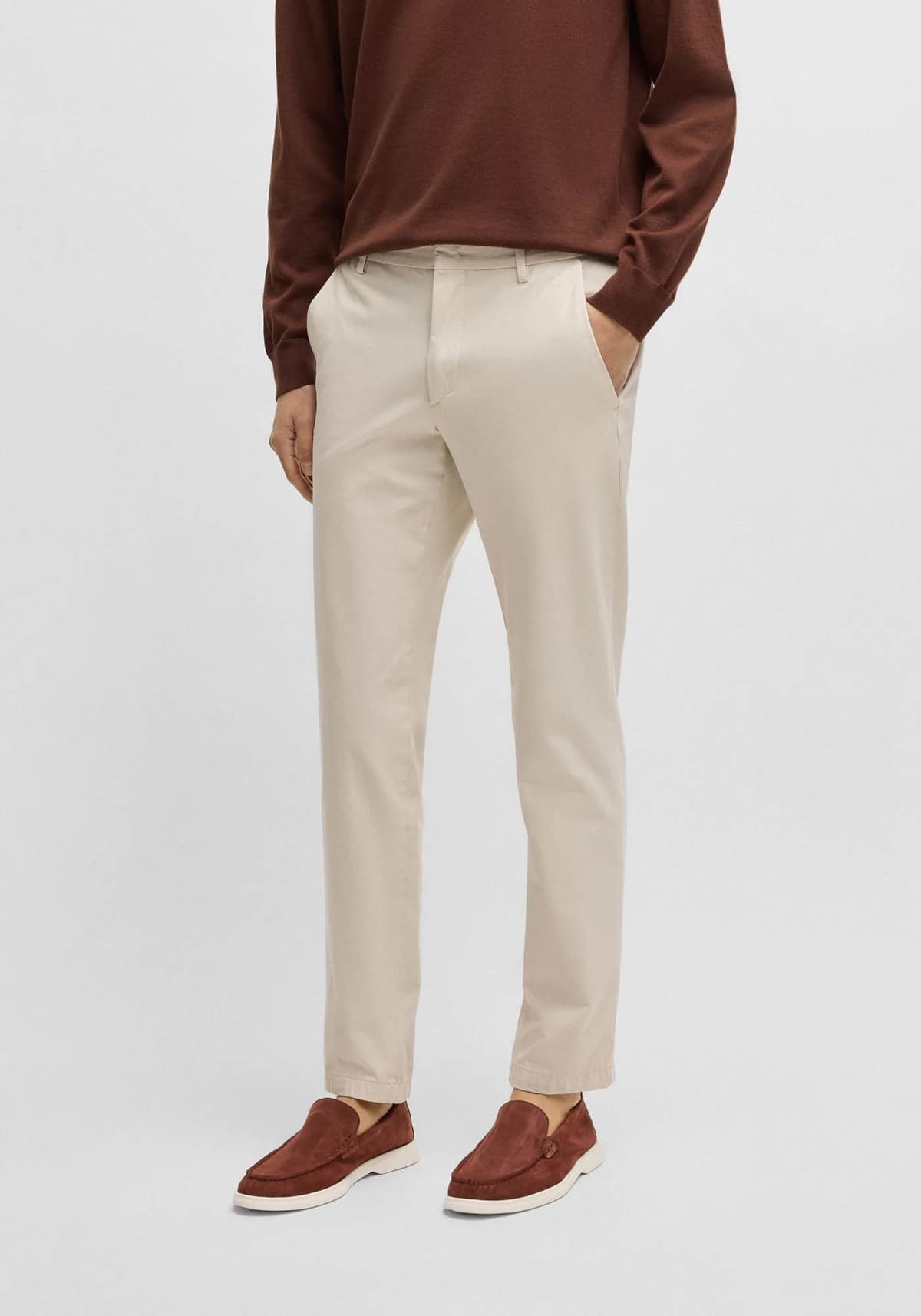 Men's Pants Boss Brown