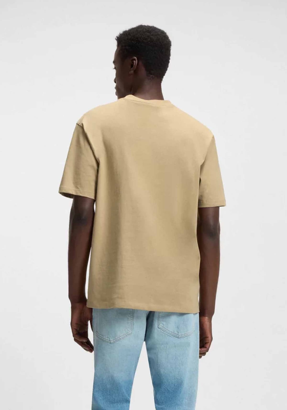 Men's T-Shirts Hugo Beige