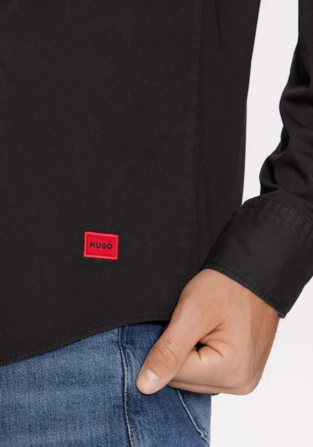 Men's Shirts Hugo Black