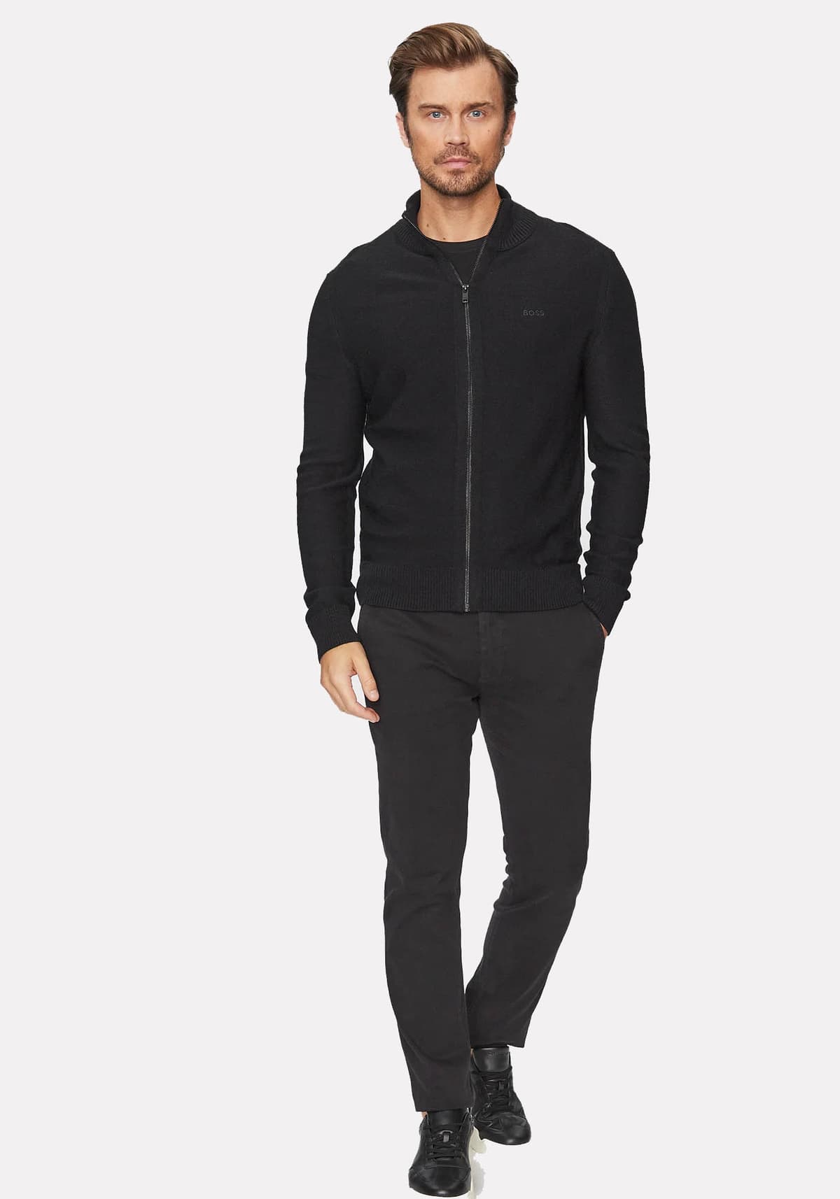 Men's Cardigans Boss Black