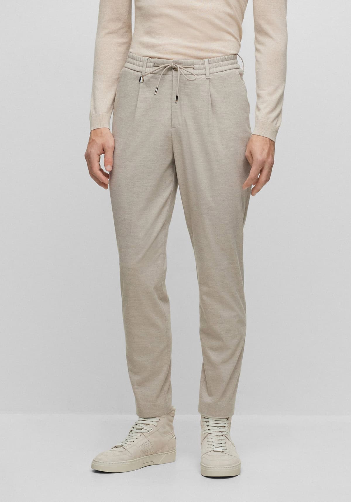 BOSS Υφασμάτινο Παντελόνι της σειράς Perin