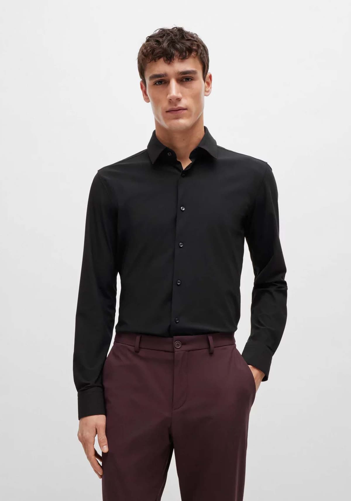 Men's Shirts Boss White