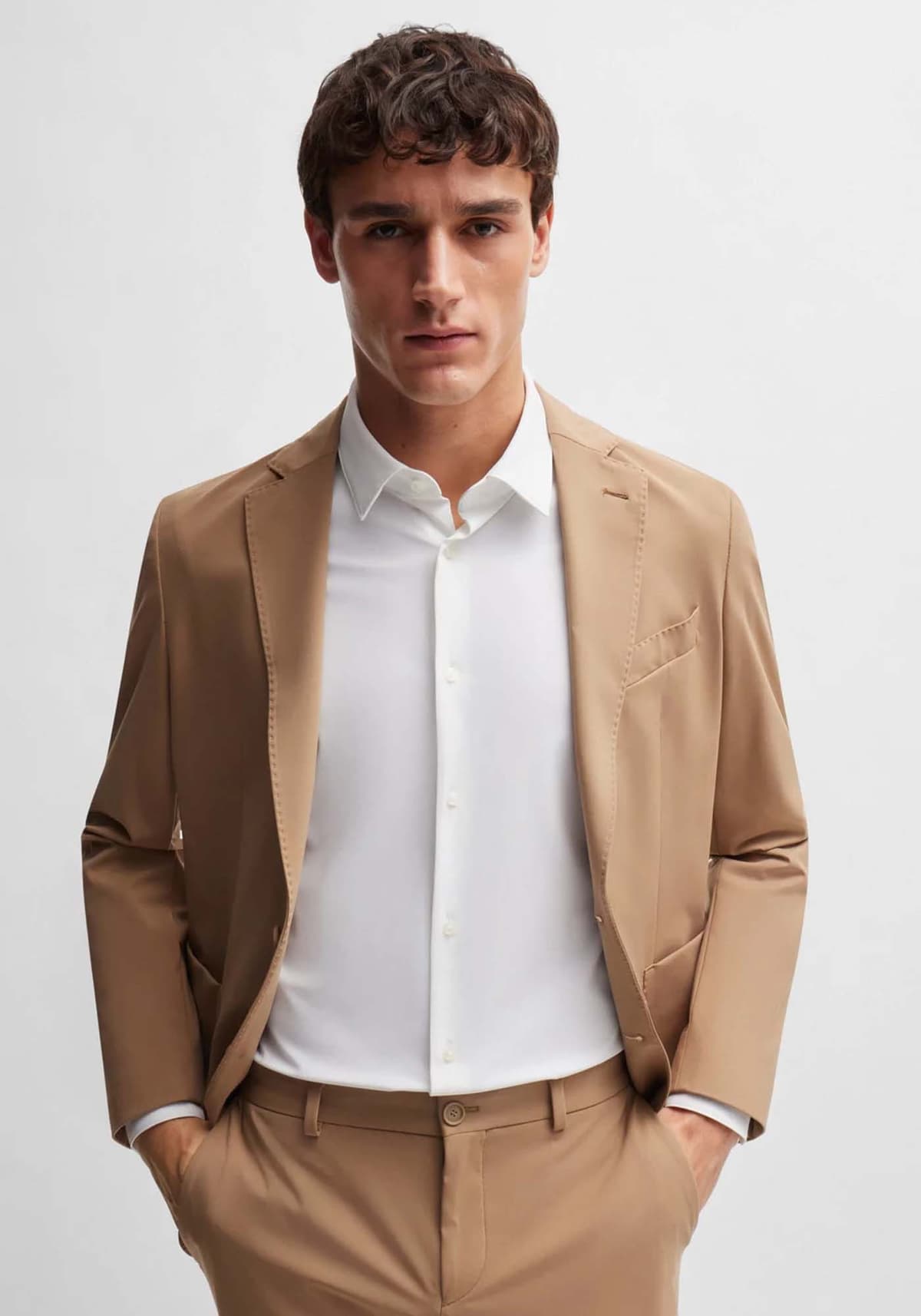 Men's Shirts Boss White