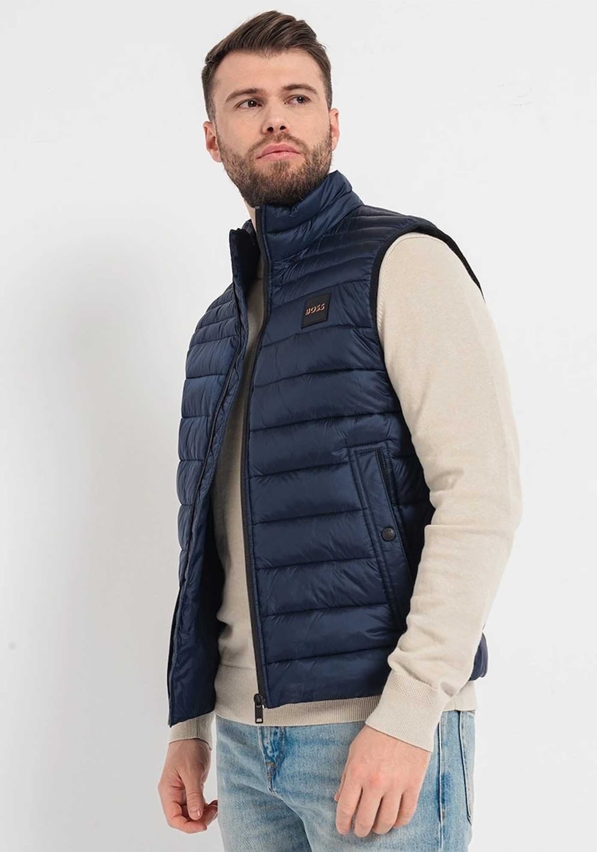 Men's Vests Boss Blue