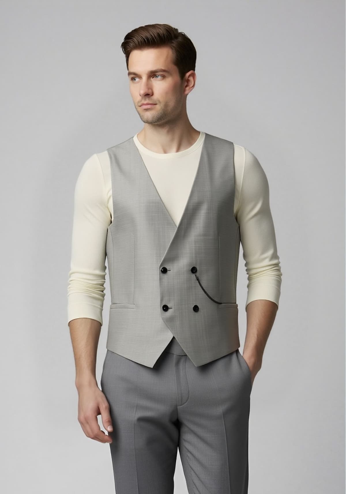 Men's Vests Hugo Beige