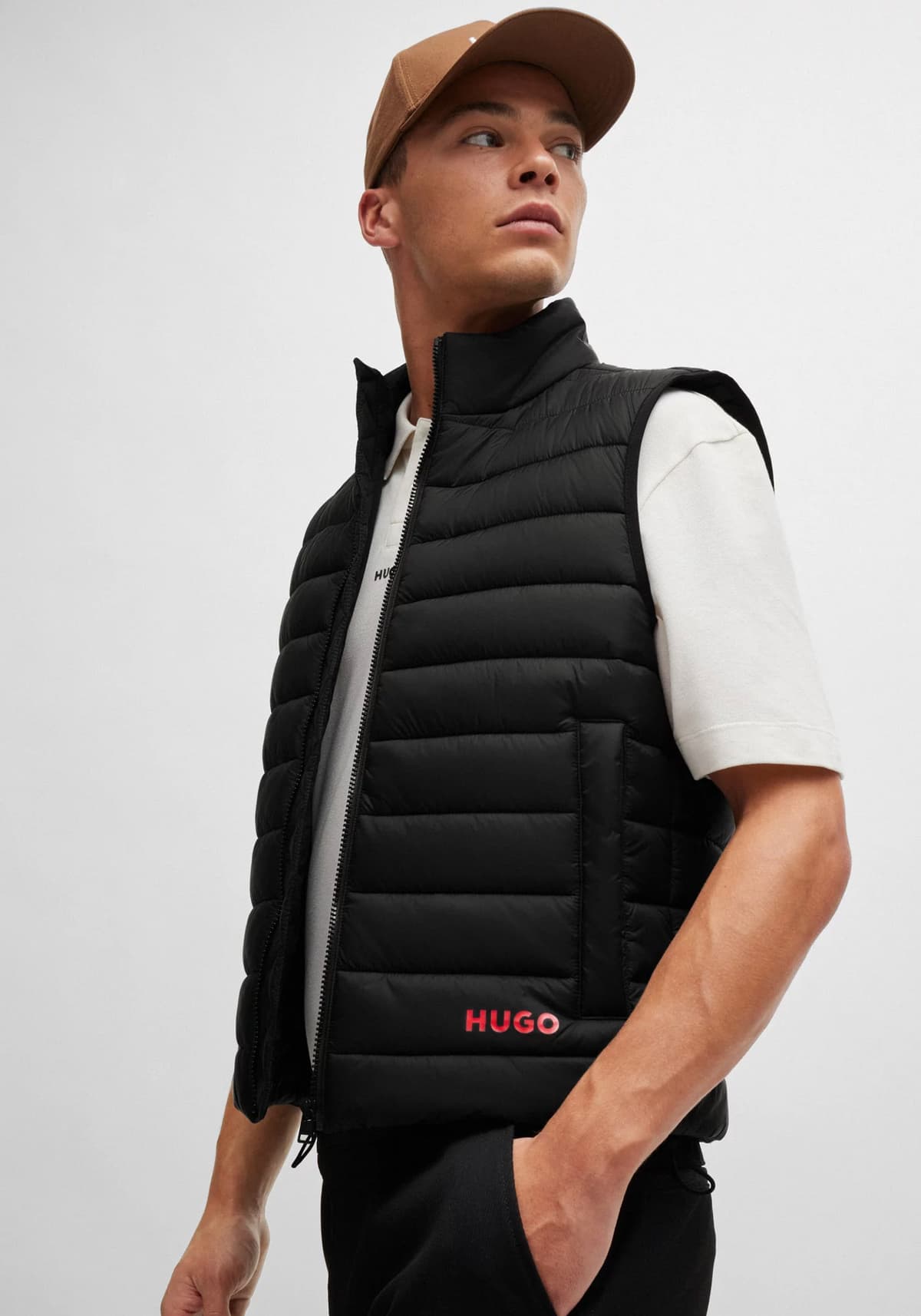 Men's Vests Hugo Black