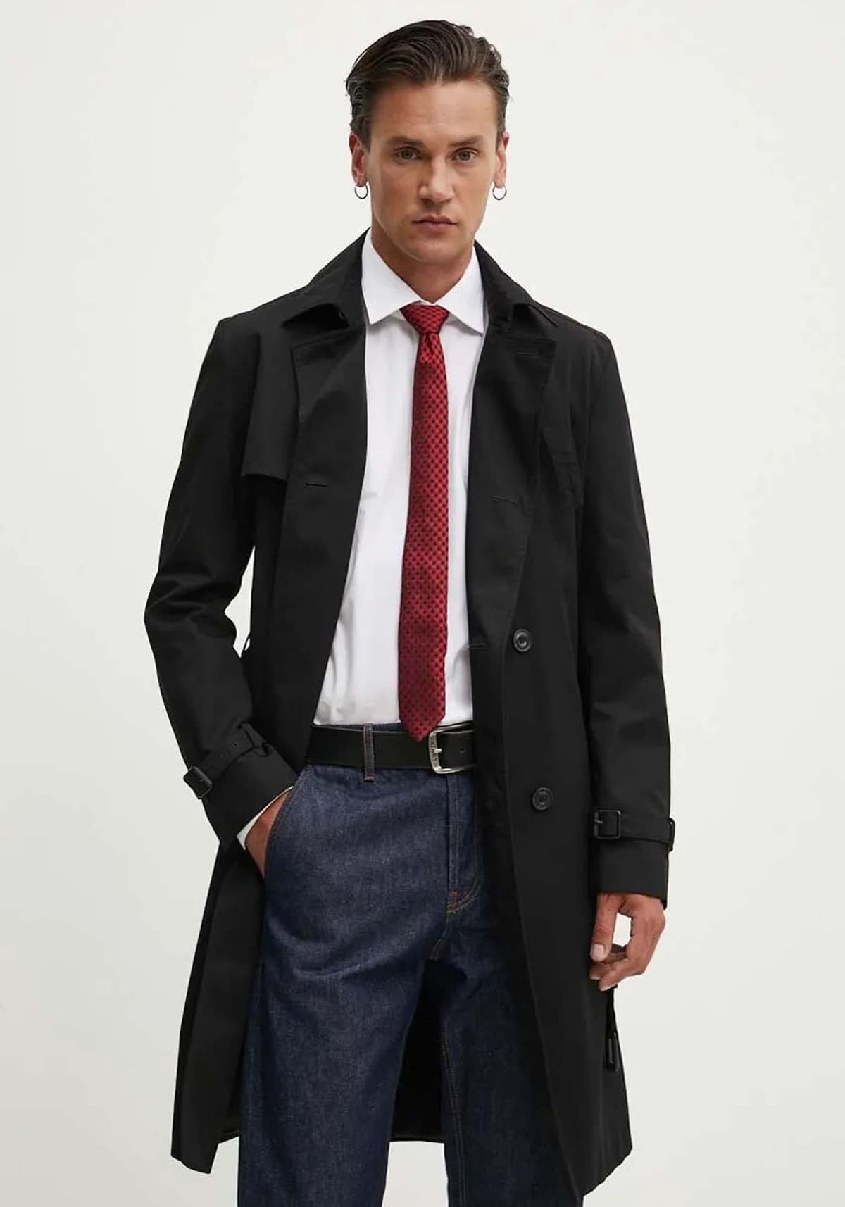 HUGO ΠΟΥΚΑΜΙΣΟ MODERN FIT EASY IRON VALERIO ΛΕΥΚΟ