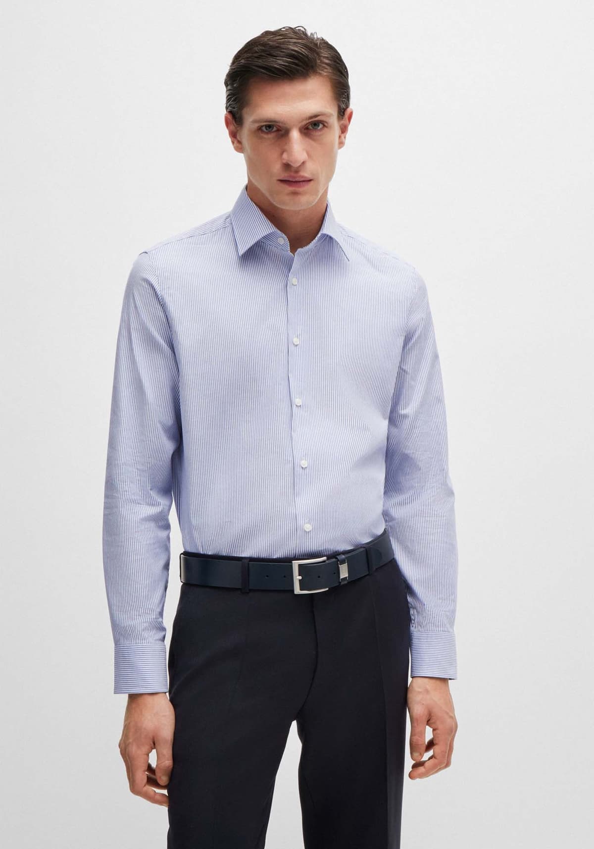 Men's Shirts Boss Blue