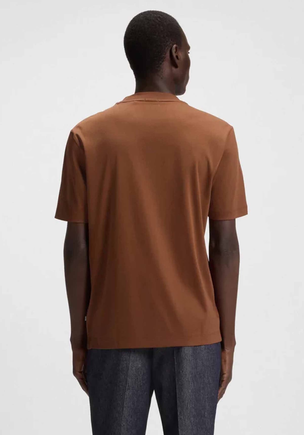 BOSS T-SHIRT C-TAUT 01 ΚΑΦΕ