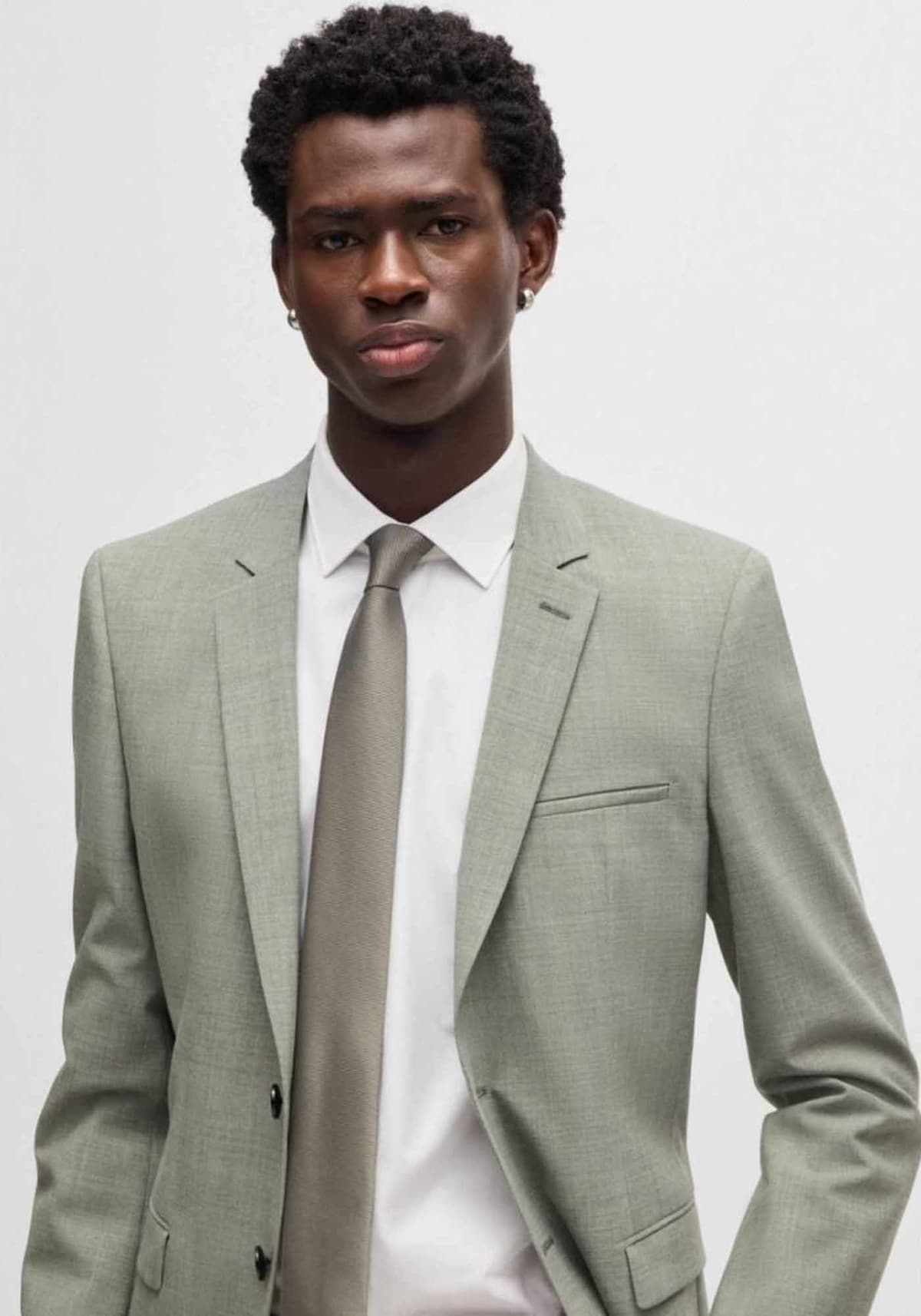 Men's Ties Hugo Gray