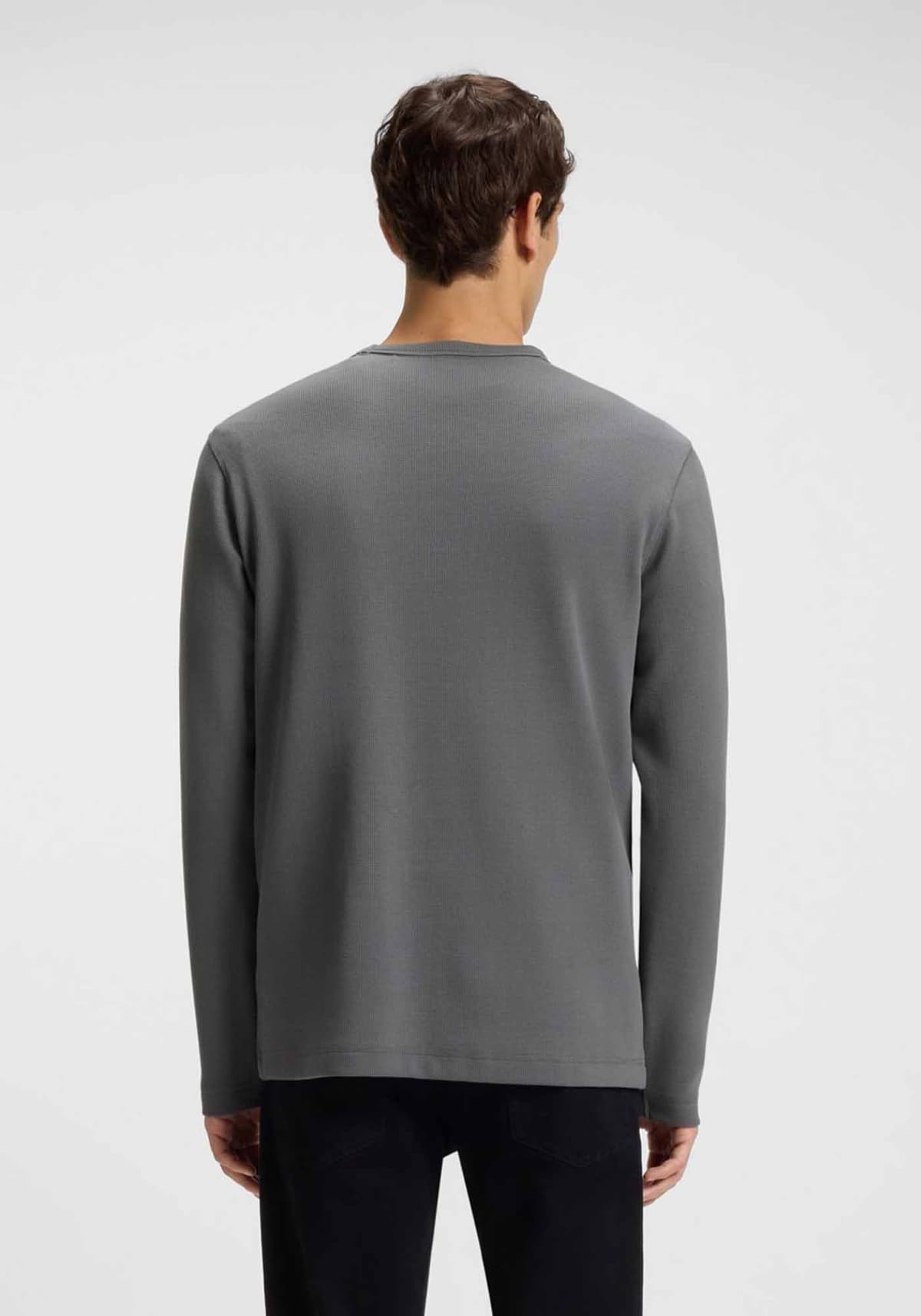 BOSS CASUAL T-SHIRT TEMPESTO ΓΚΡΙ