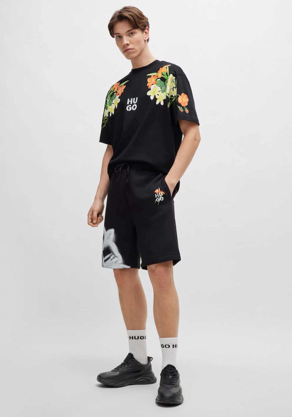 HUGO Trainers της σειράς Leon - 50523842 005 Black